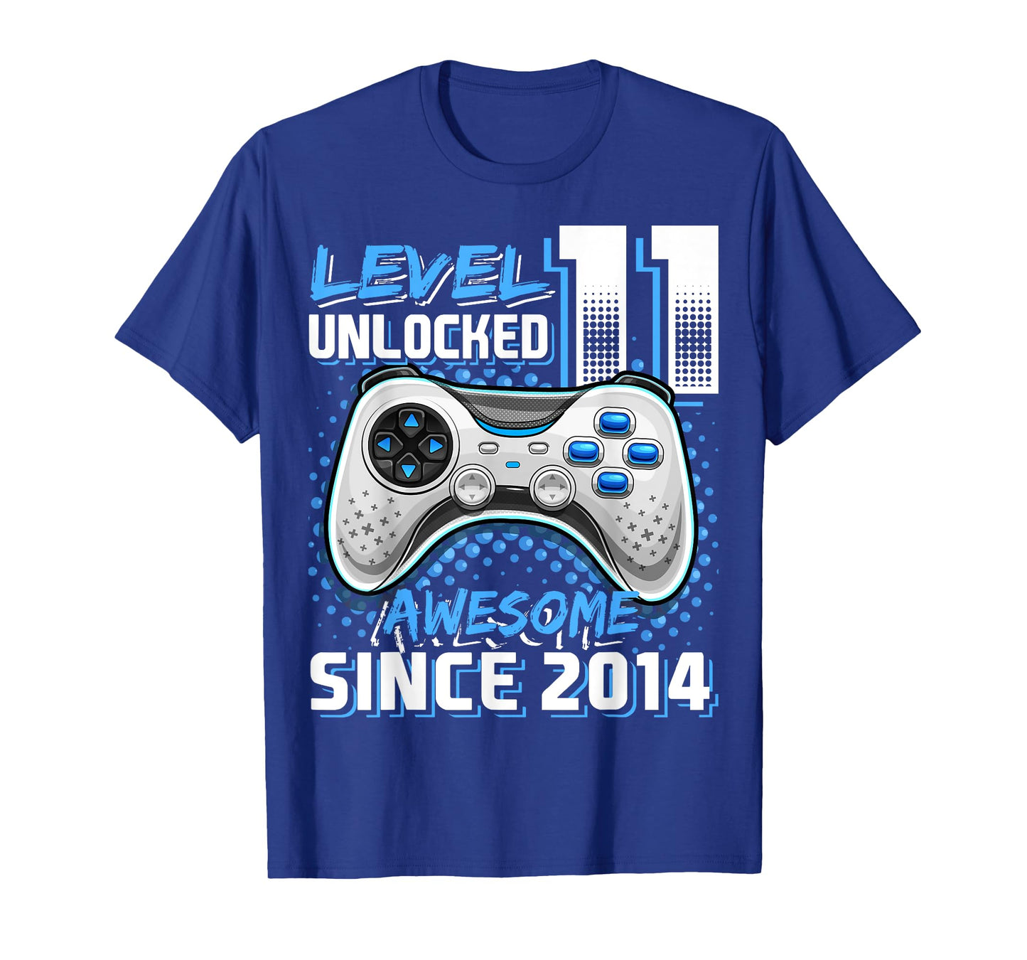 11th Birthday Boy Level 11 Gamer 11 Year Video Game Party T-Shirt