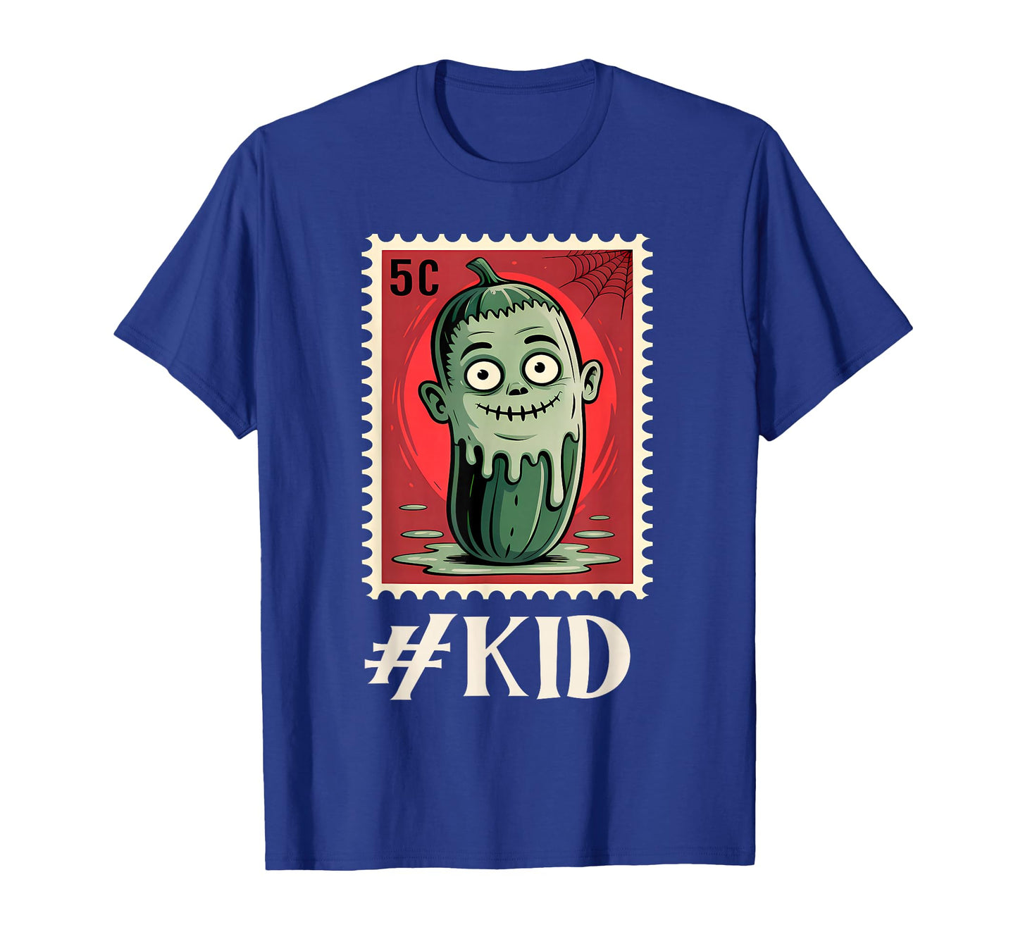 Creepy Cucumber Squad – Funny Halloween Stamp #Kid T-Shirt