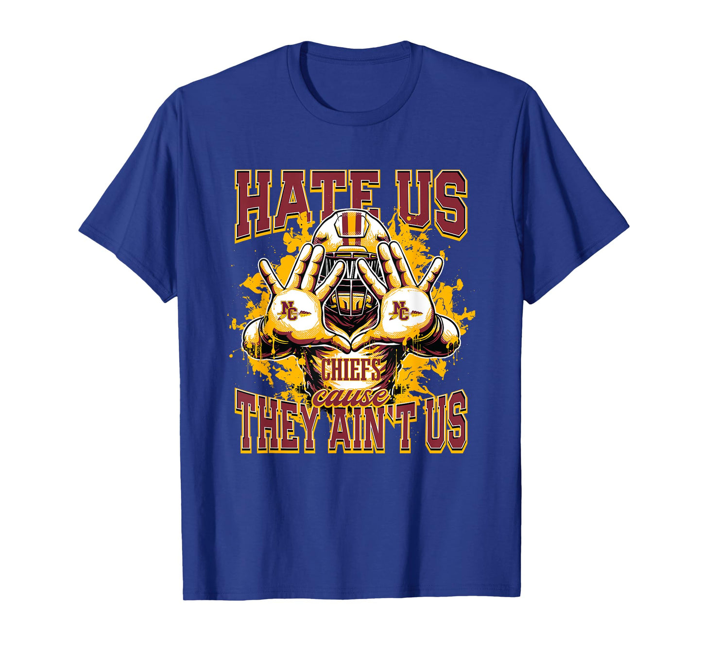 Natchitoches Central Chiefs Logo Hate Us Cause They Ain't HS T-Shirt