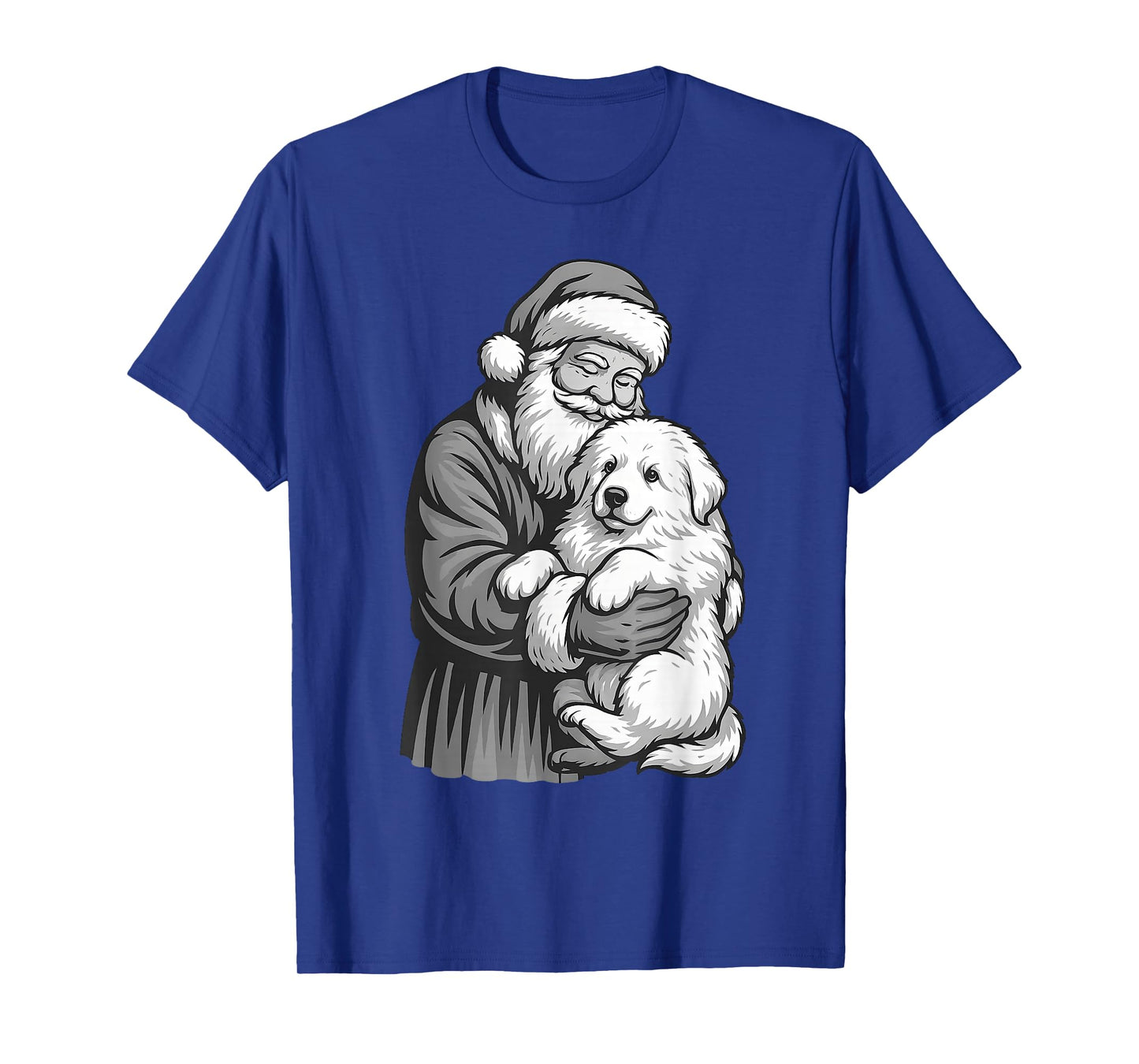 Great Pyrenees Santa Claus Christmas Dog Lover T-Shirt