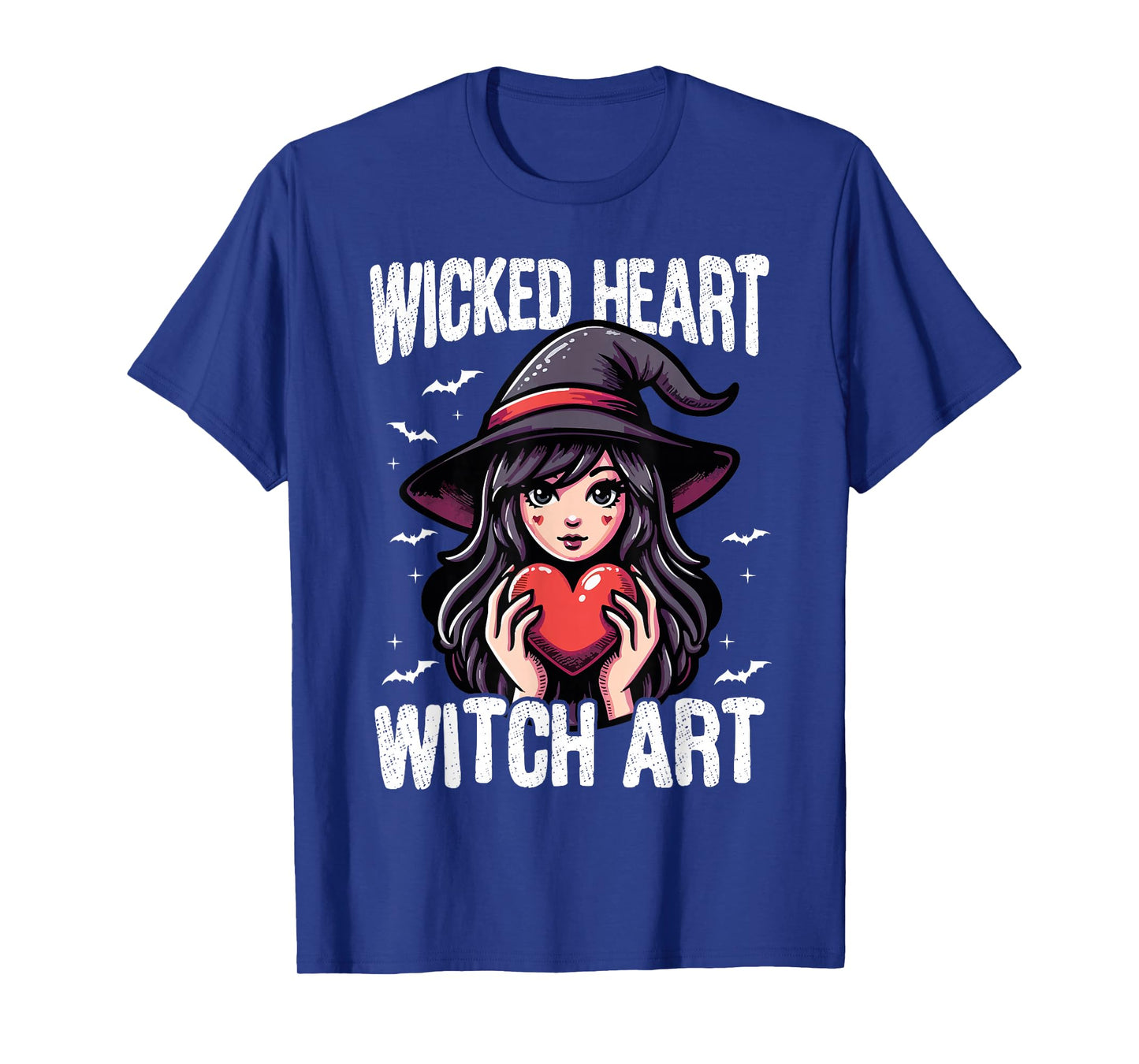 Wicked Heart Witch Art Cute Gothic Witch T-Shirt