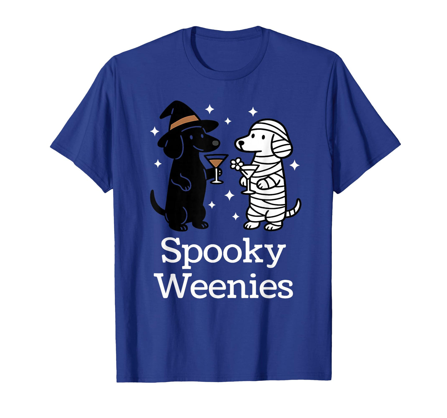 Spooky Weenies Dachshund Funny Halloween Dogs Costume Fun T-Shirt