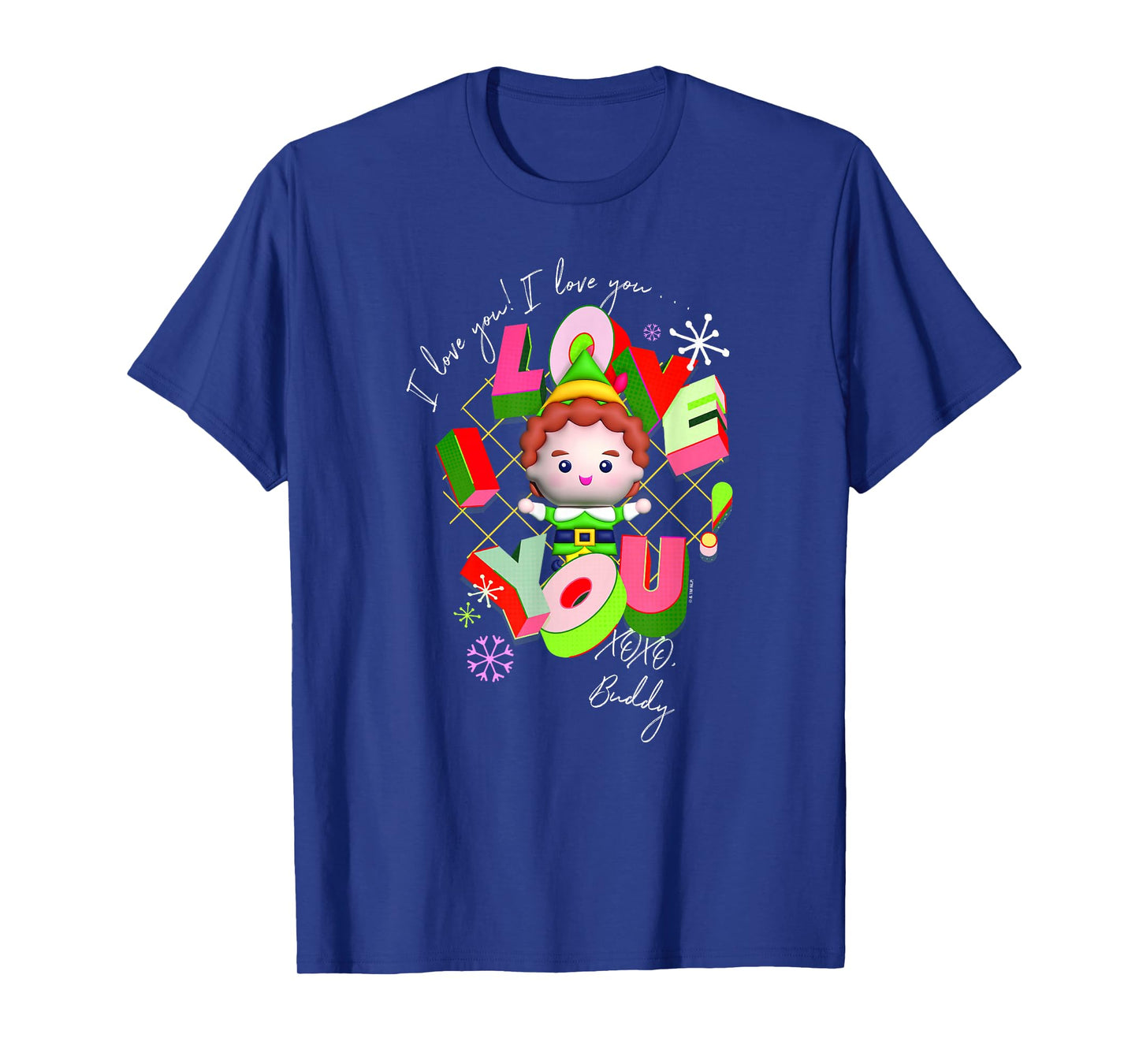 Elf Christmas I Love You! I Love You XOXO Little Cute Buddy T-Shirt