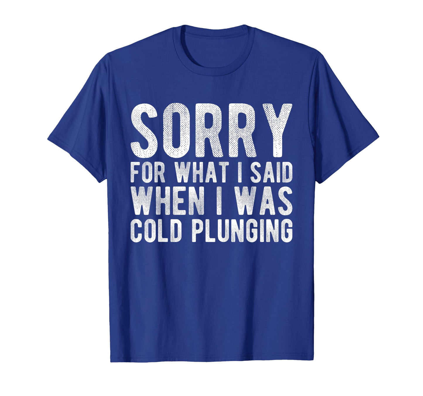 Sorry For What I Said When I Was Cold Plunging T-Shirt