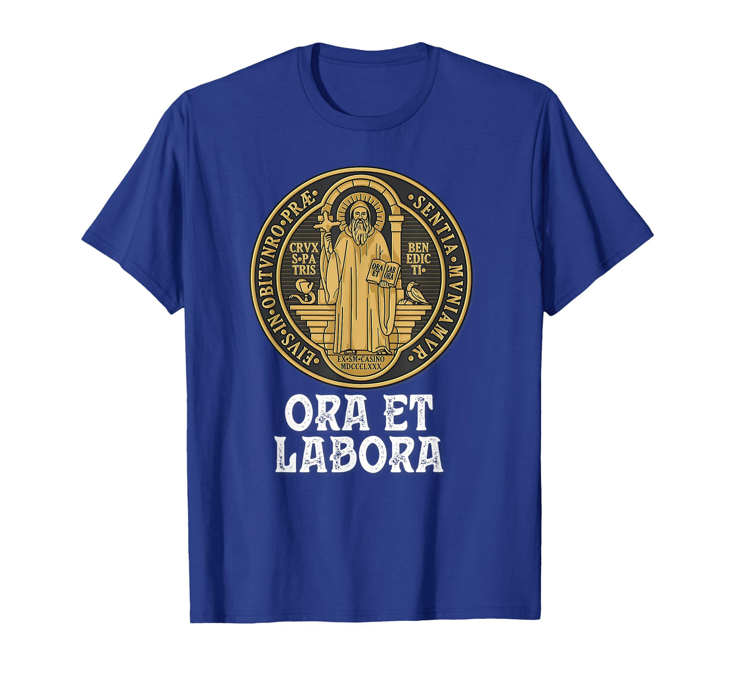Saint Benedict Medal Traditional Catholic T-Shirt