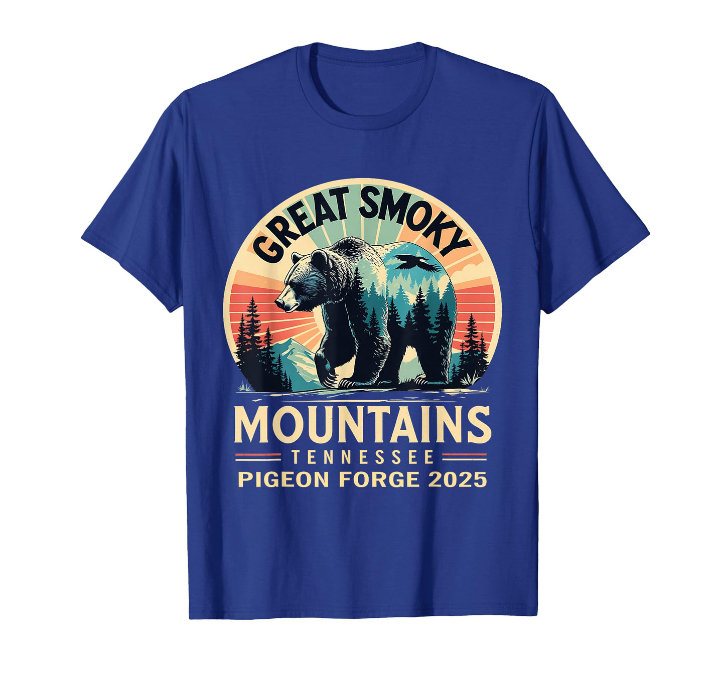 Great Smoky Mountains Pigeon Forge 2025 Bear Adventure T-Shirt