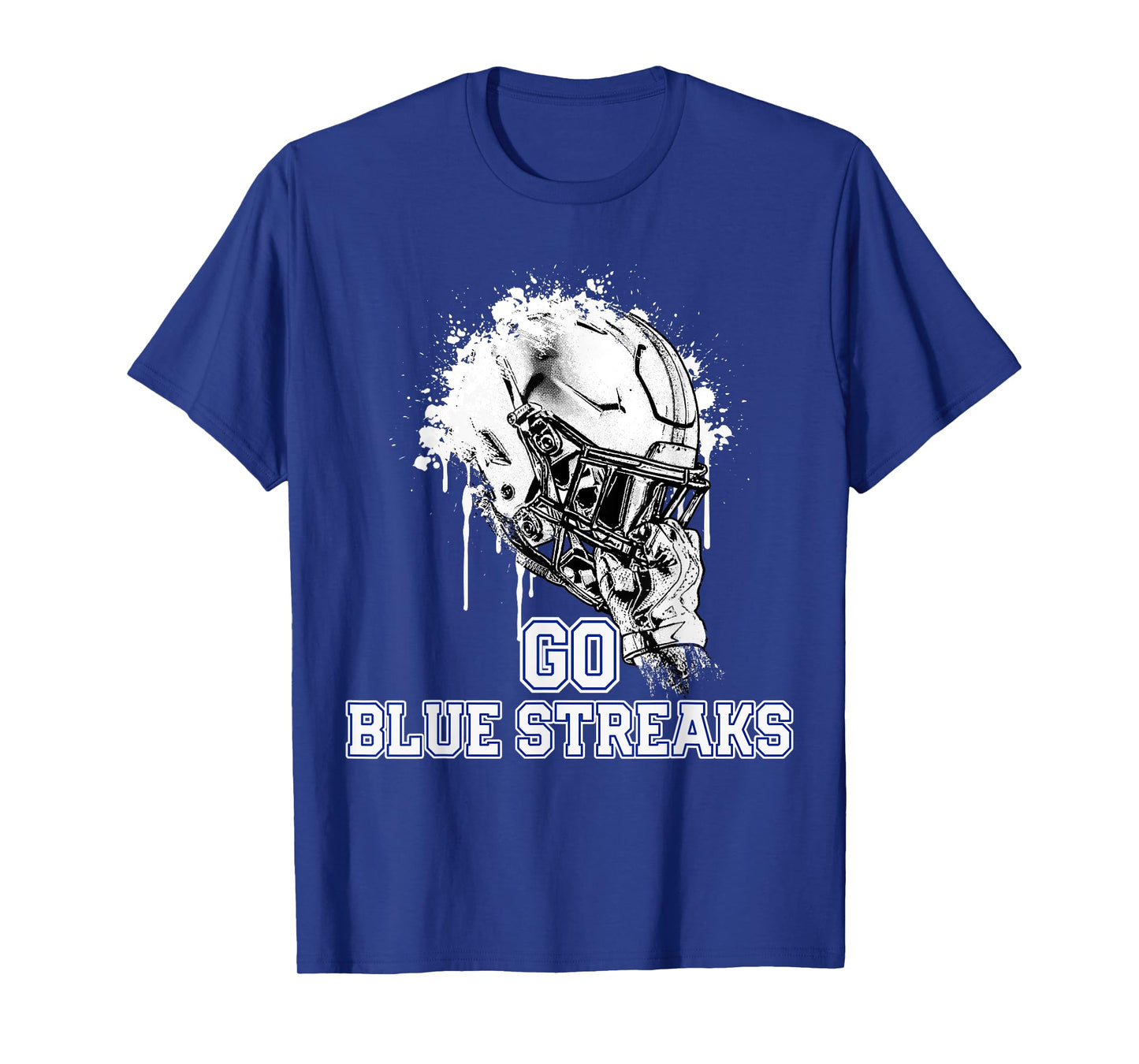 Madison Blue Streaks Rising Helmet GO! T-Shirt