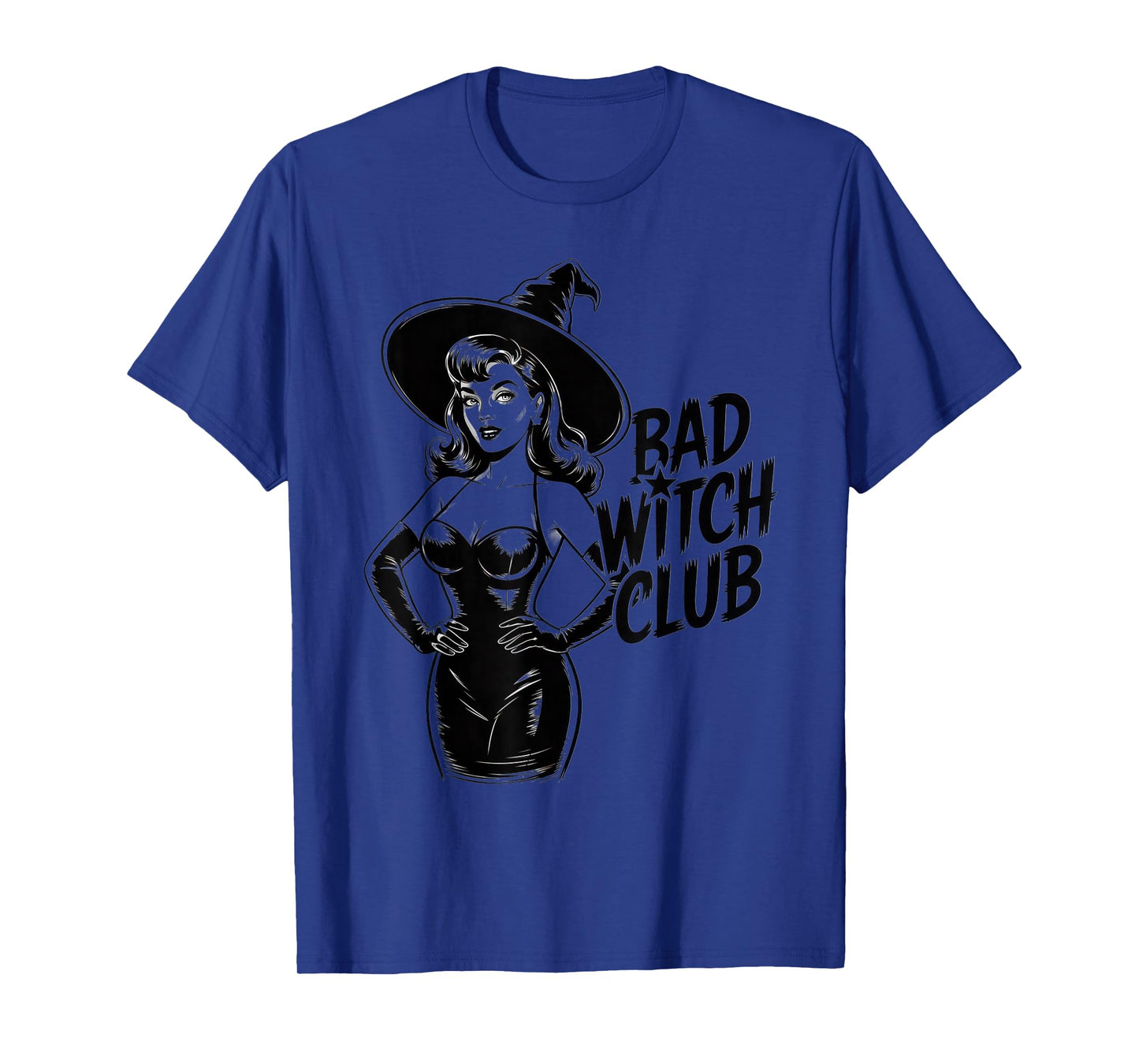 Bad Witch Club Fashionistas Halloween Party Chic T-Shirt