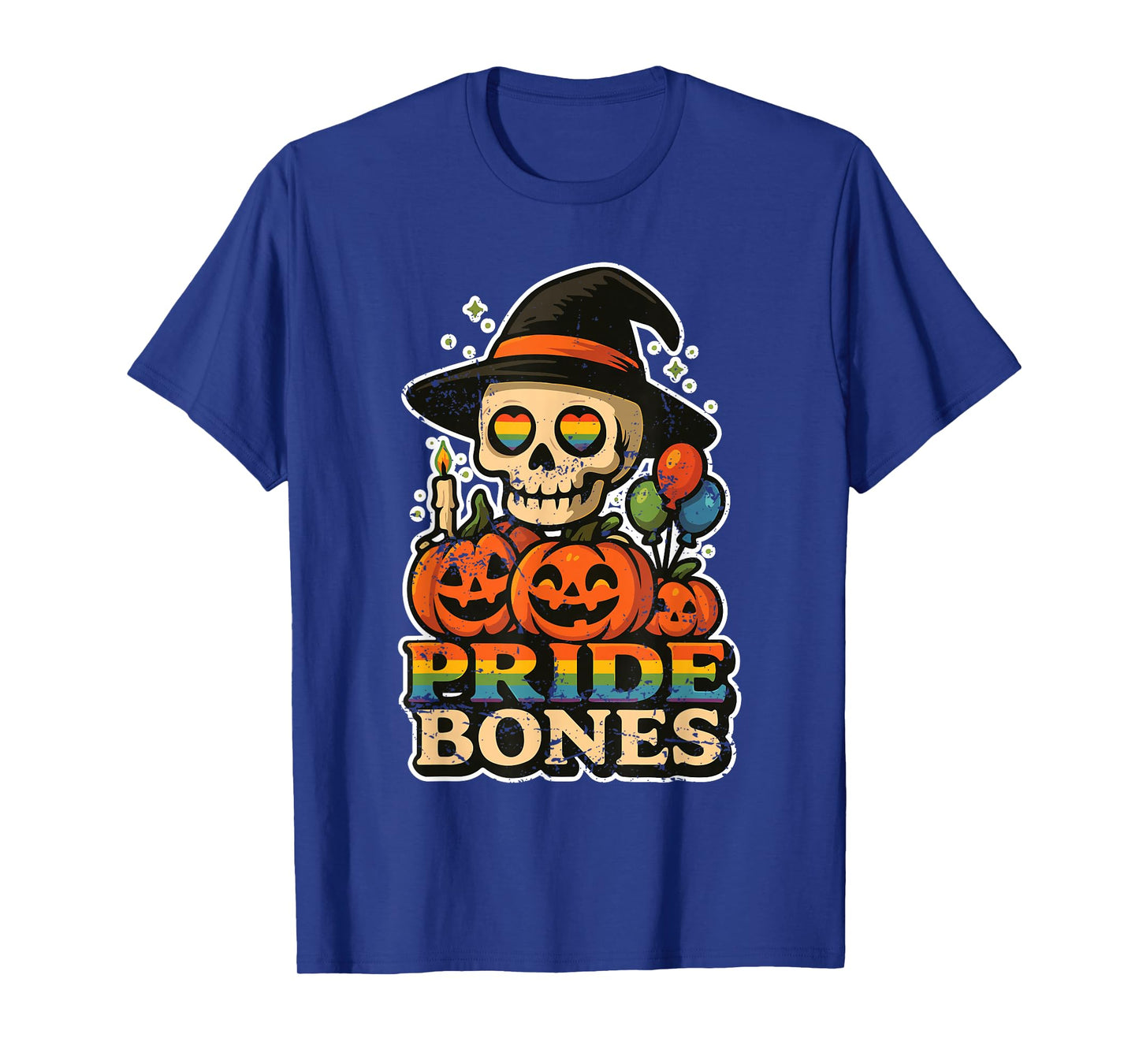 Pride Bones Rainbow Pumpkins T-Shirt