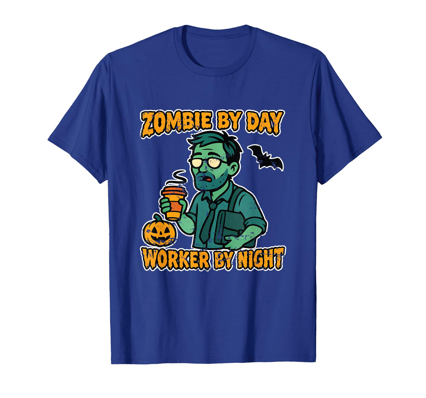 Zombie by Day Worker by Night Office T-Shirt
