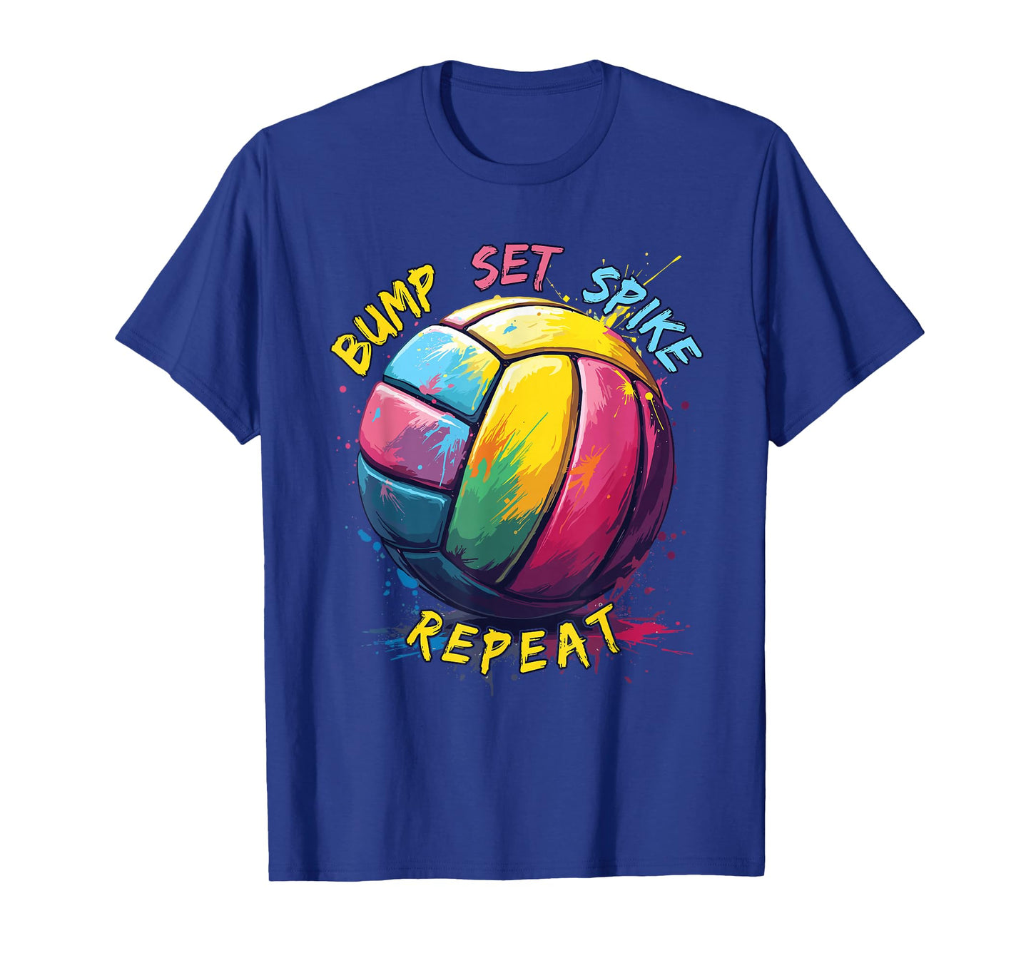Volleyball For Teen Girls & Women | Bump Set Spike Repeat T-Shirt