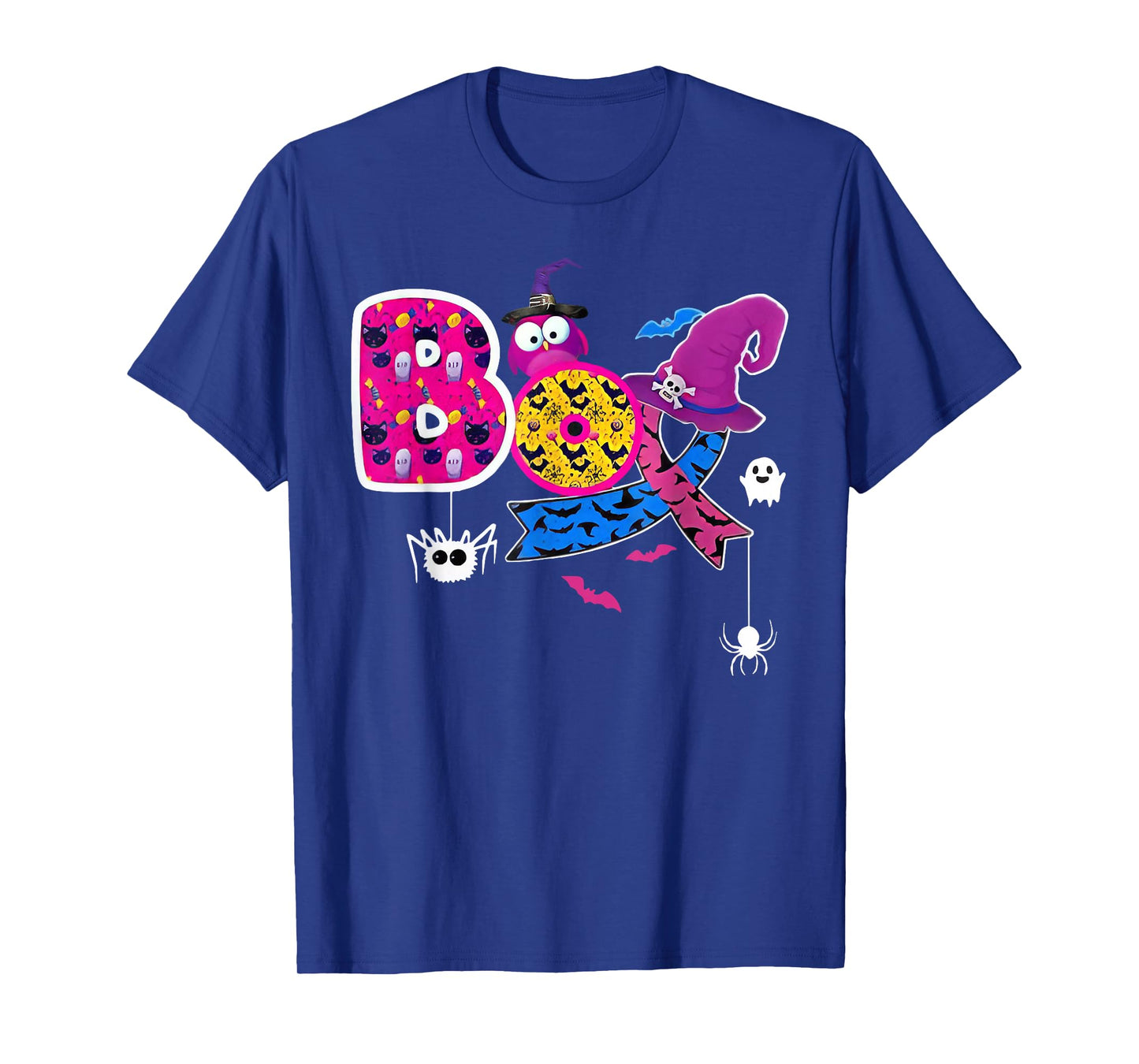 Boo Pregnancy Infant Loss Awareness with Spiders & Witch Hat T-Shirt