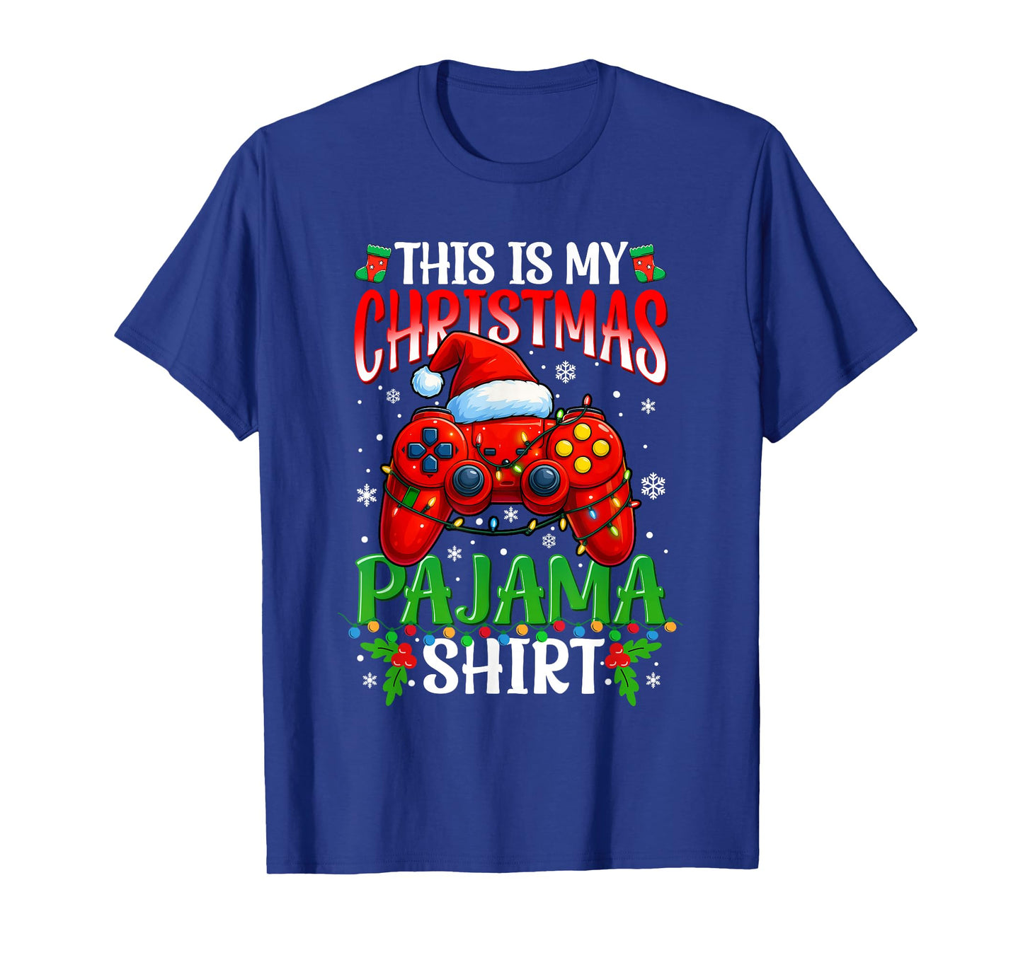 This is My Christmas Pajama Shirt Video Game Gamer Men Boys T-Shirt