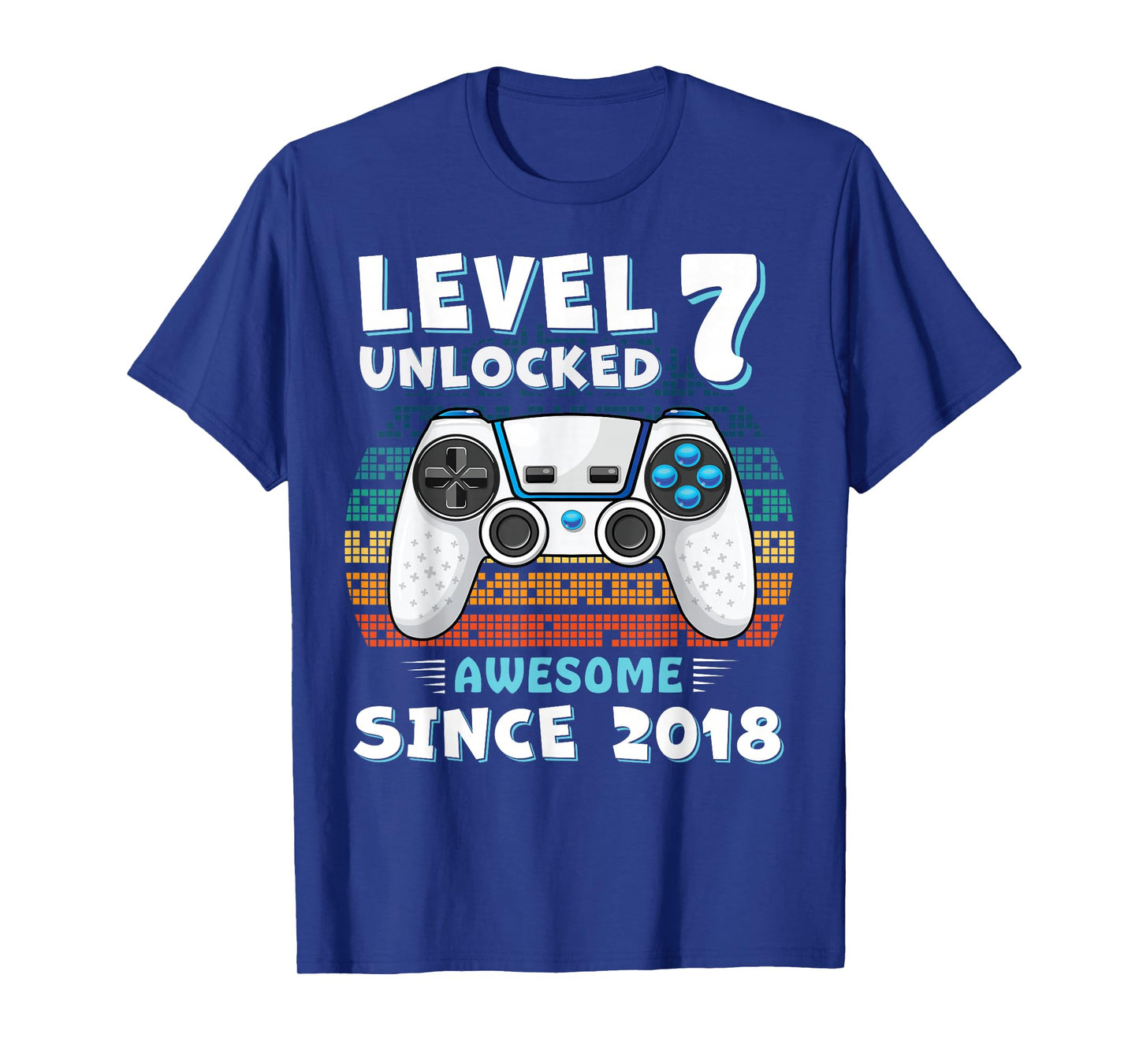 7 Year Old BDay Decorations Son Boy 7yr 2018 7th Birthday T-Shirt