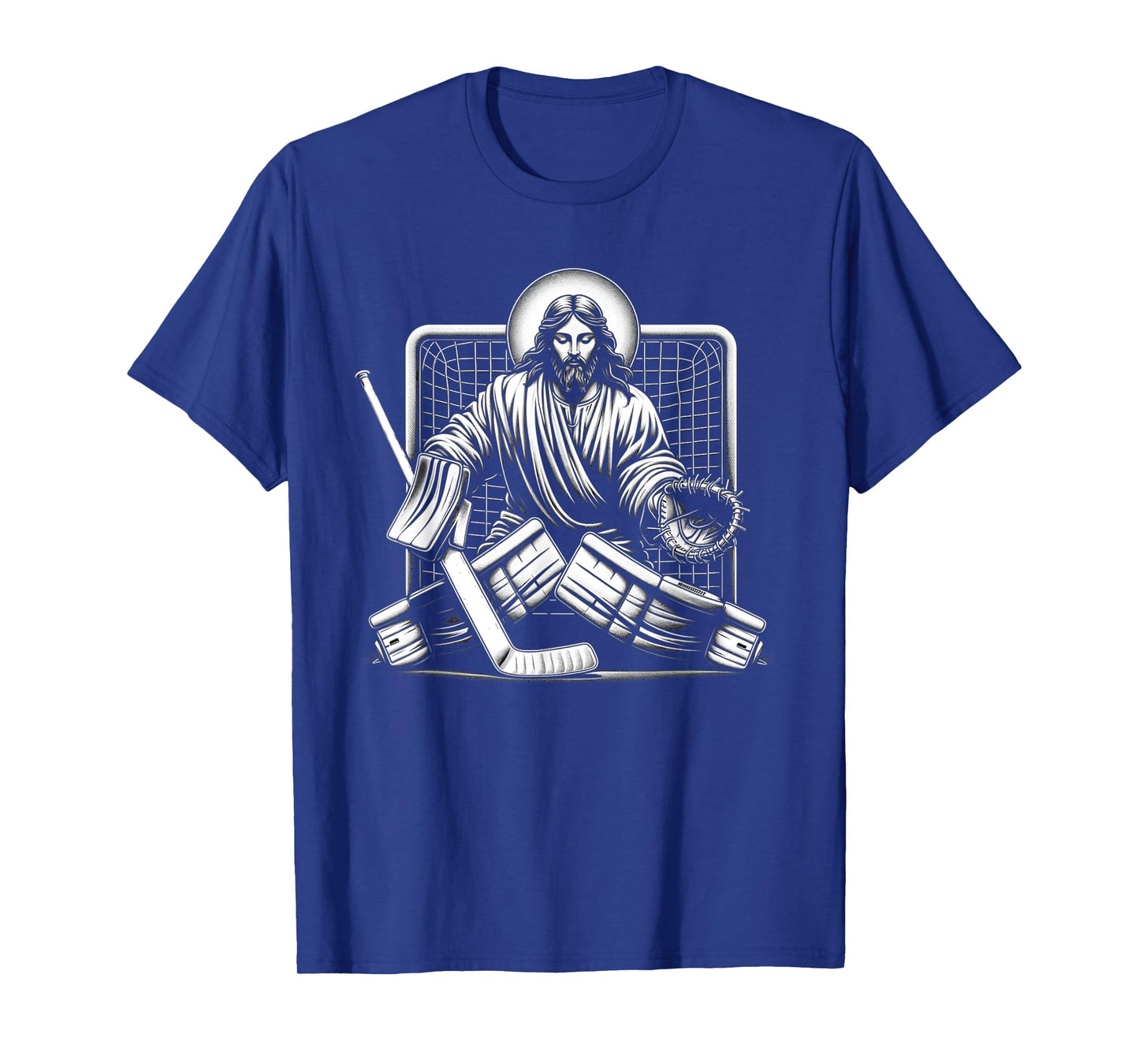 Jesus Saves Hockey Goalie Christian T-Shirt
