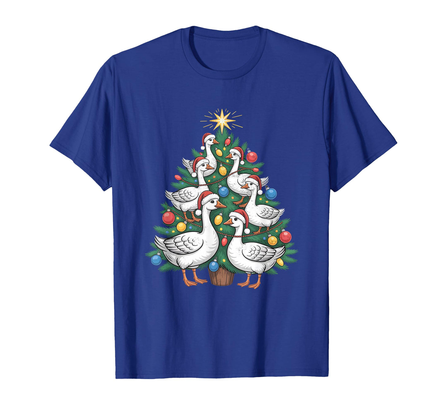 Goose Christmas Tree T-Shirt
