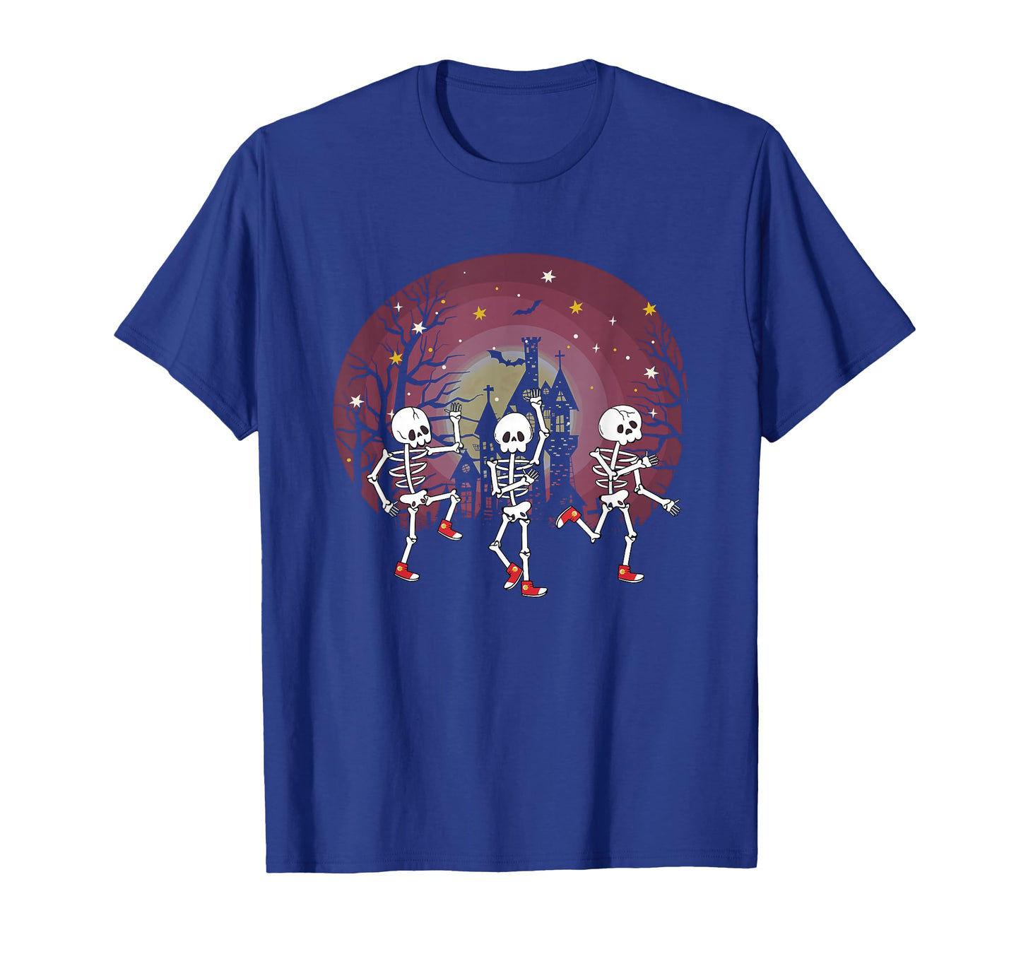 Amazing Spooky Creepy Halloween Design Skeletons T-Shirt