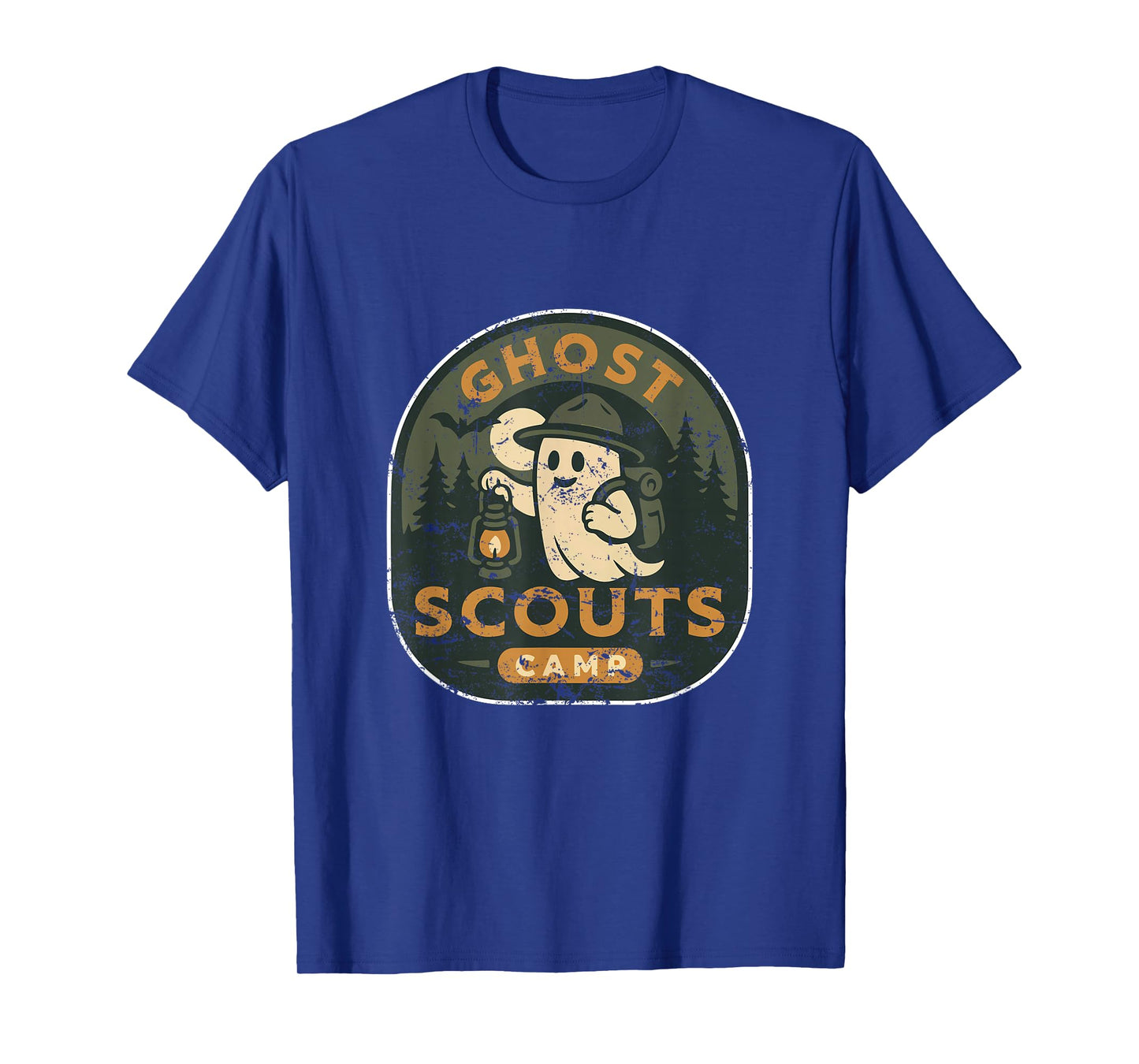 Ghost Scouts Camp Patch Halloween T-Shirt