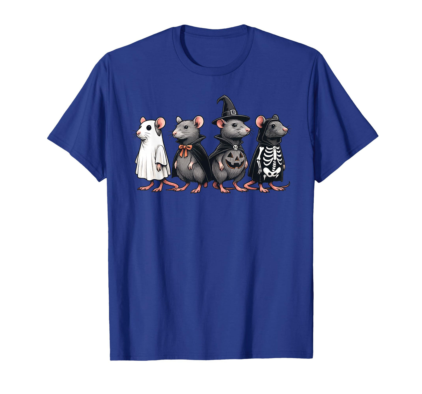 Spooky Witch Boo Rat Keeper Funny Halloween Costum Girl Boy T-Shirt