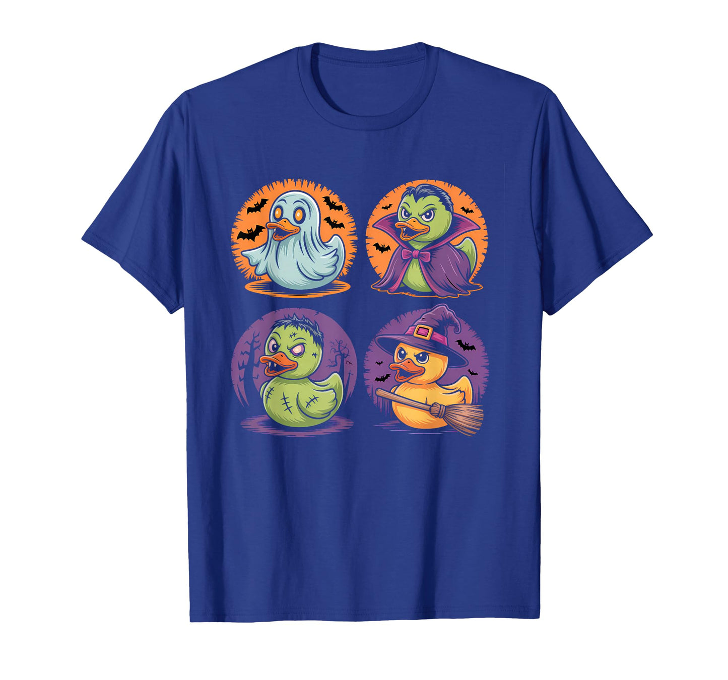 Haloween Rubber Ducky Shirt Dracula Zombie Witch Ghost T-Shirt