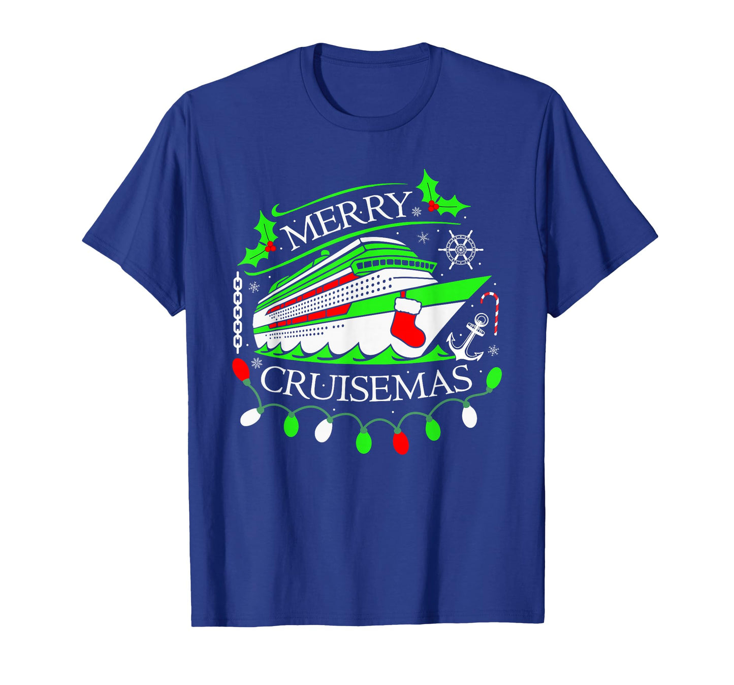 Merry Cruisemas Cruise Vacation Family Cruising Christmas T-Shirt