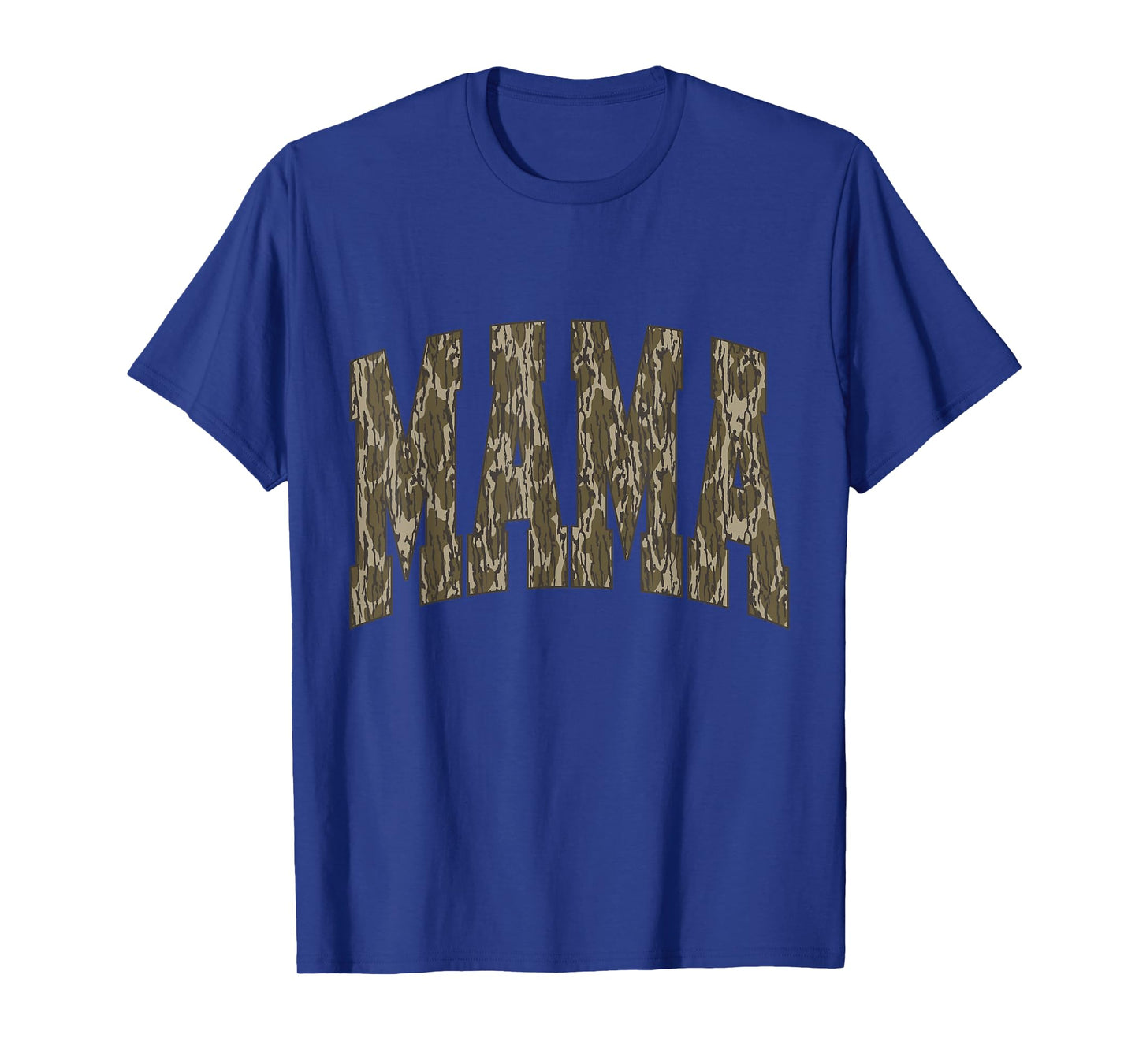 Retro Bottomland Camo Hunting Mama Old Camo Mom Mother's Day T-Shirt