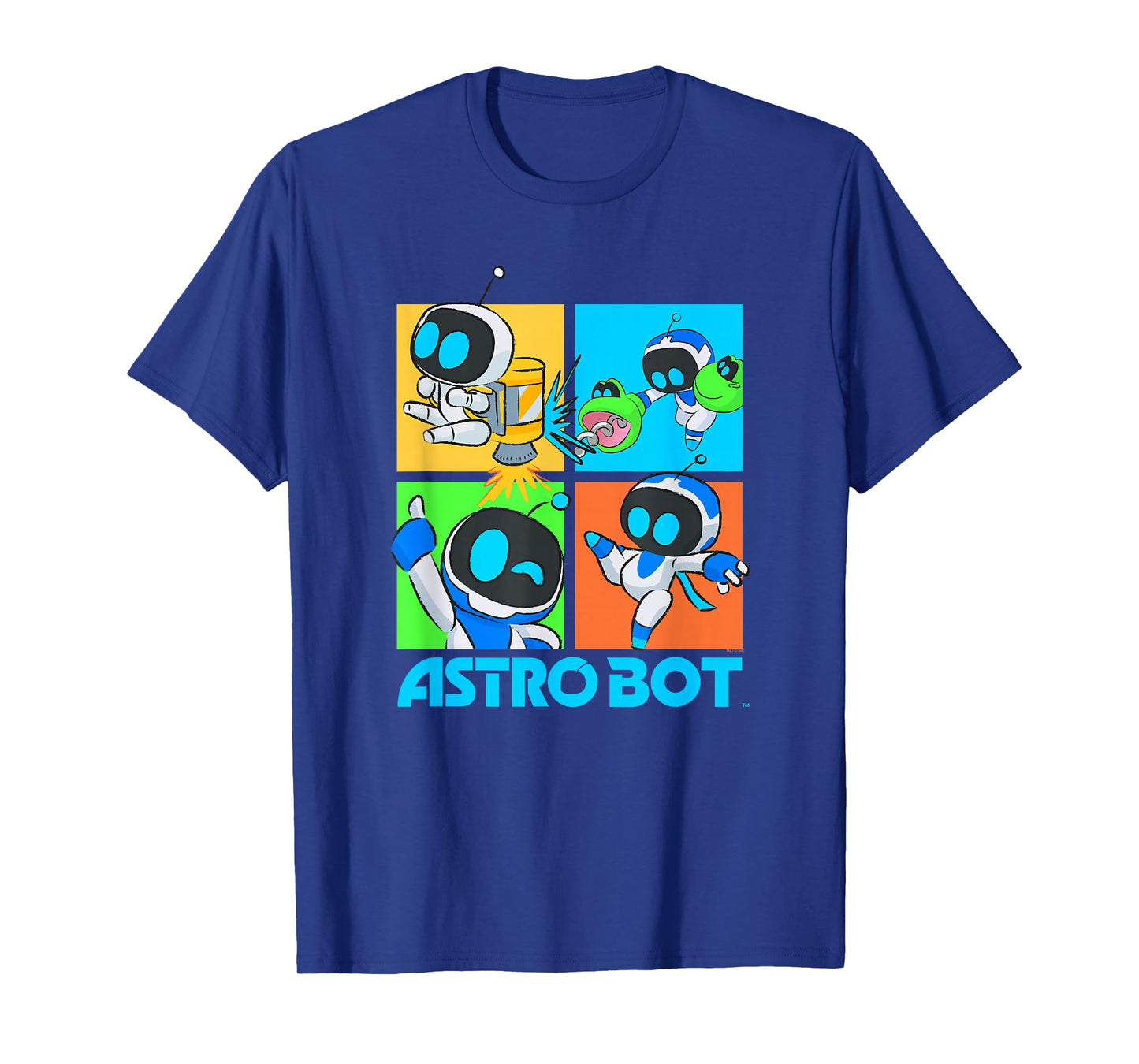 Astro Bot Rescue Mission Fighting Pose Video Game T-Shirt