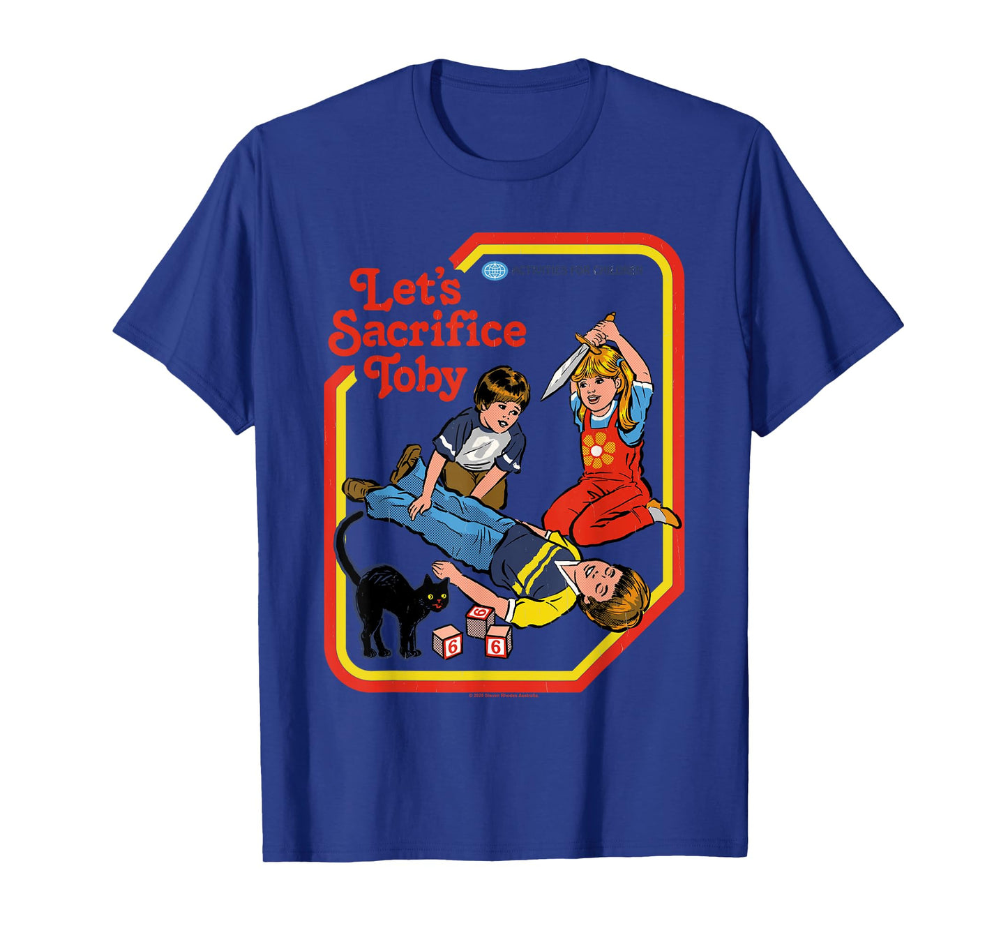 Let's Sacrifice Toby Occult Retro Vintage Funny Adult Humor T-Shirt