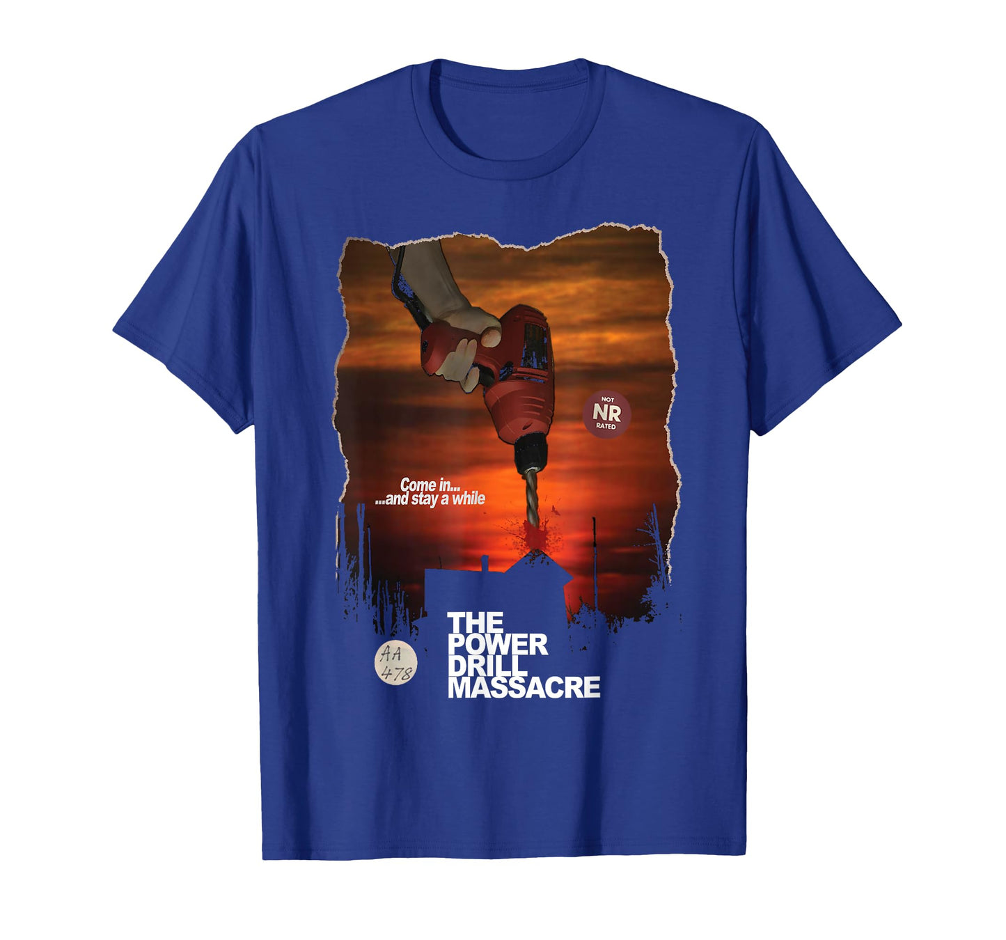 Power Drill Massacre Survival Horror Slasher Game T-Shirt