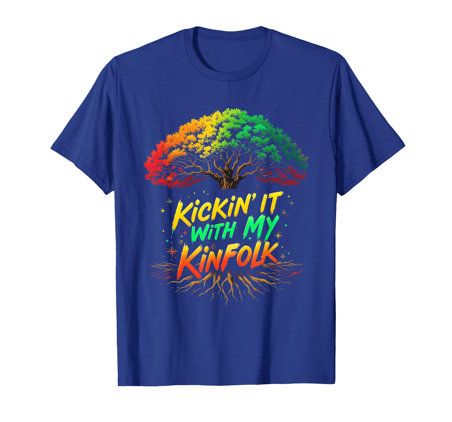 Kickin' It With My Kinfolk Funny Summer Family Reunion T-Shirt