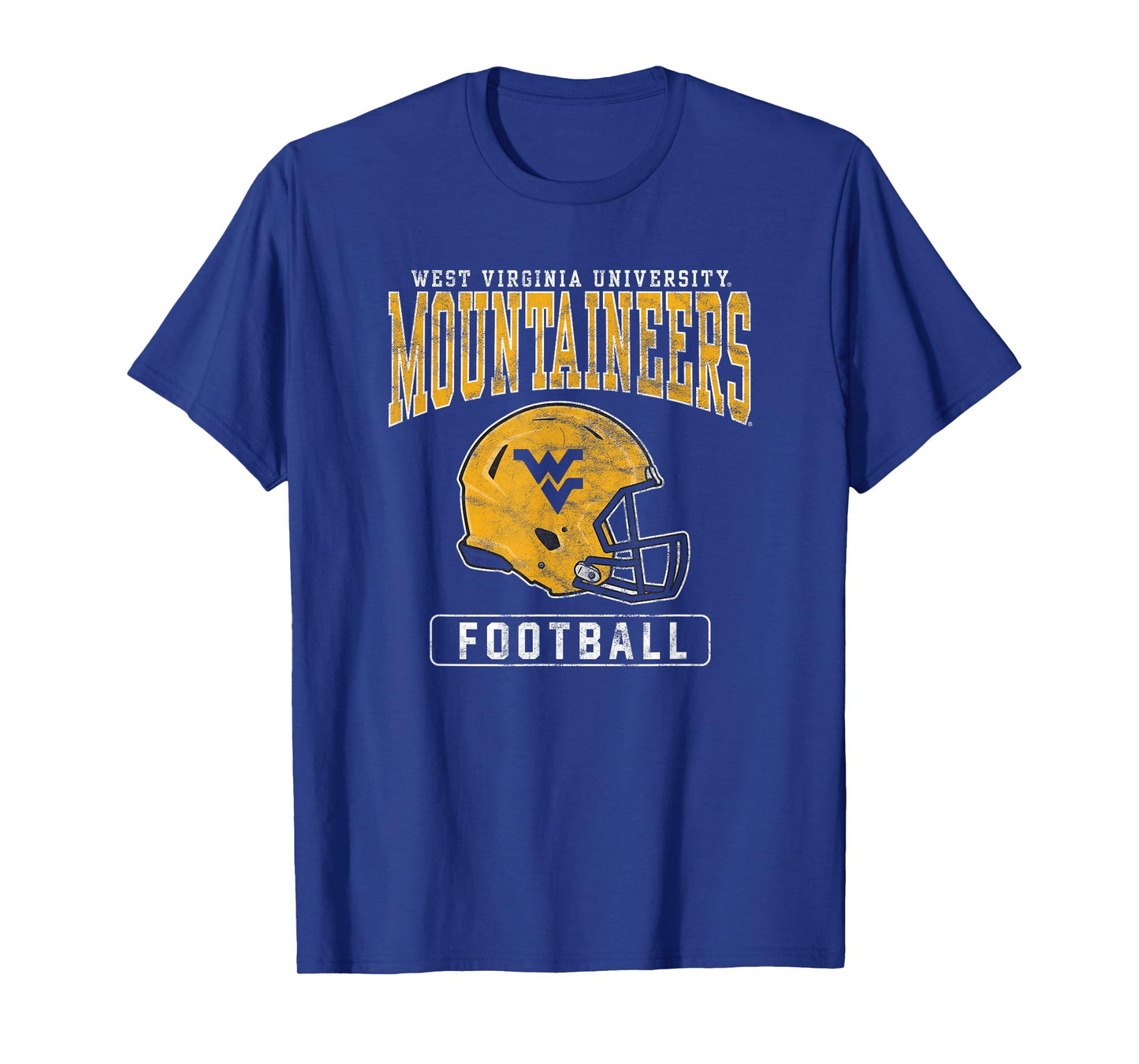 West Virginia University Mountaineers Football Helmet T-Shirt