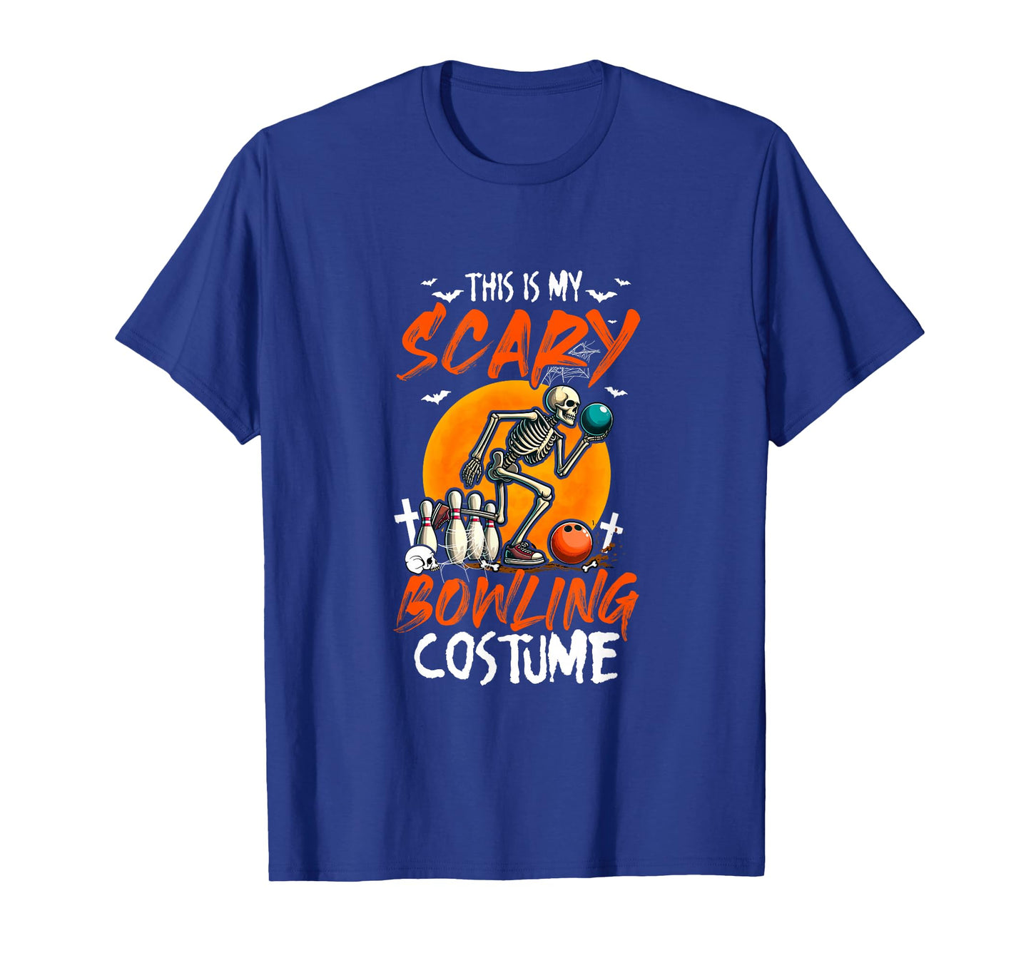 My Scary Bowling Costume Skeleton Halloween Player Team T-Shirt