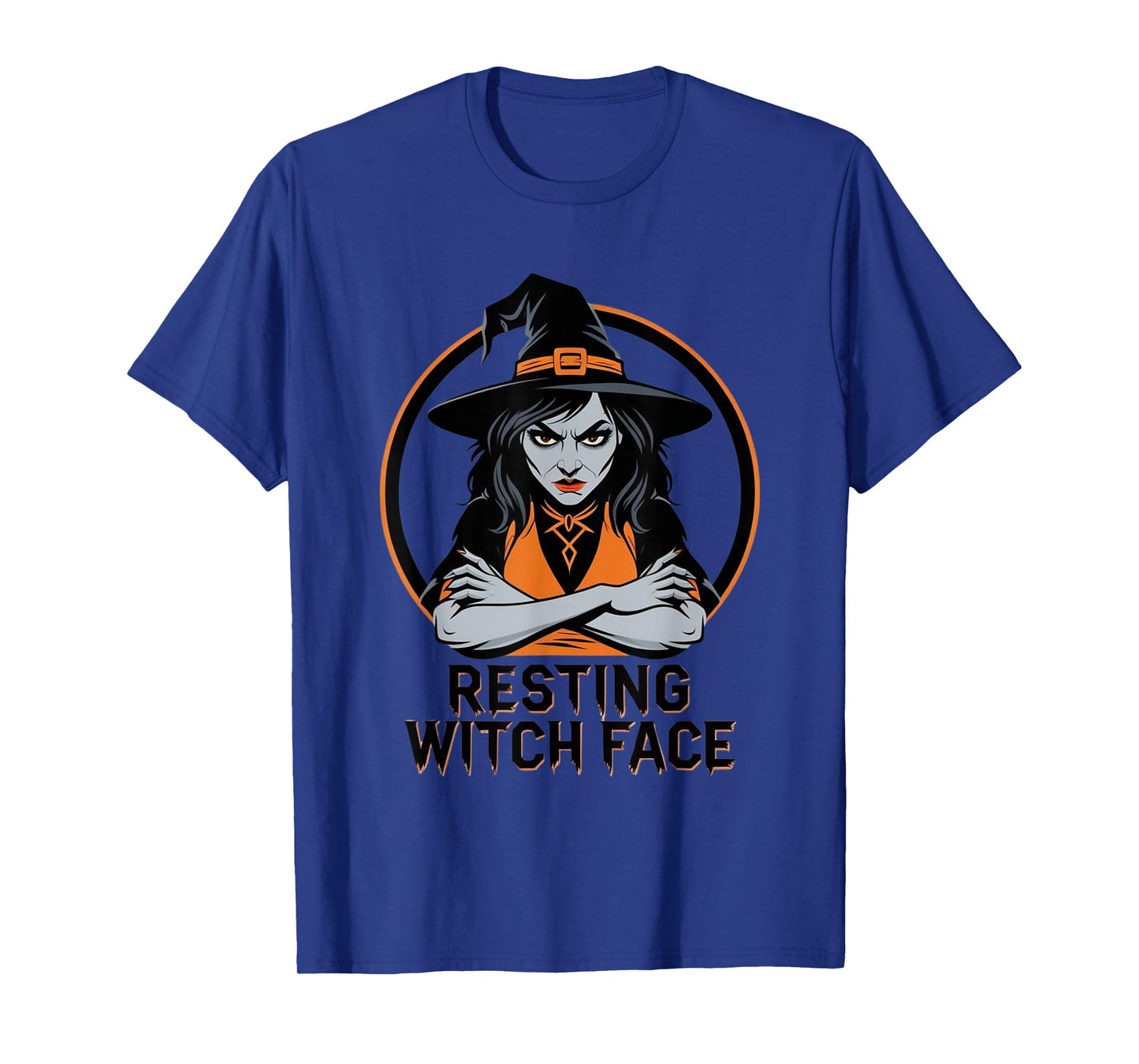 Resting Witch Face – Funny Halloween Design T-Shirt