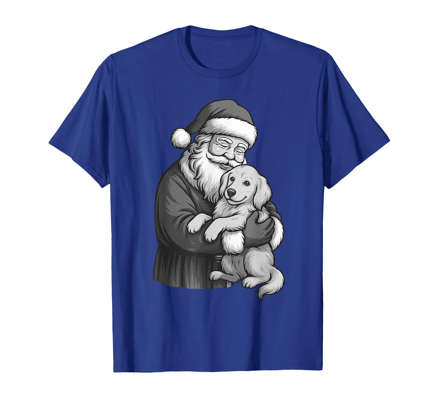 Golden Retriever Santa Claus Christmas Dog Lover T-Shirt