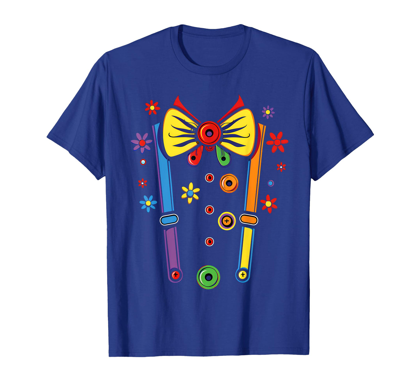 Clown Costume Circus Birthday Party Halloween Men Women Kids T-Shirt