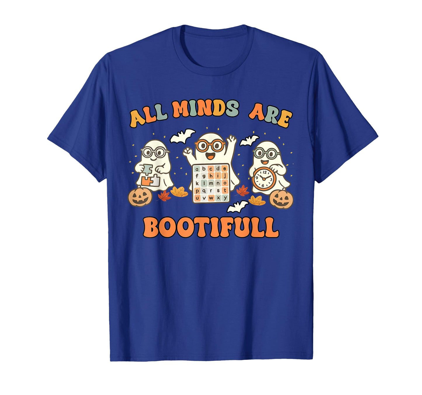 Special Education All Minds SPED Teacher Ghost Halloween T-Shirt