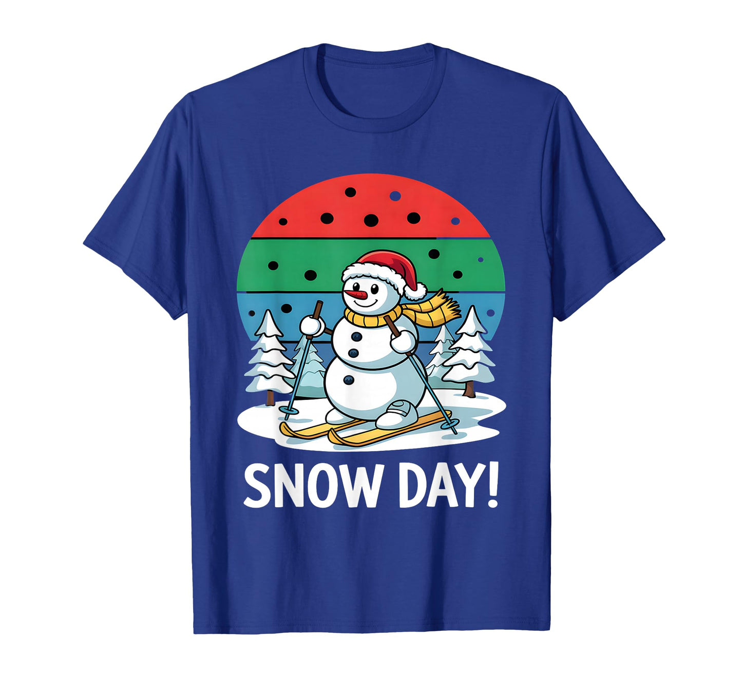 Funny Snowman Christmas Santa Snow Days Party Costume T-Shirt