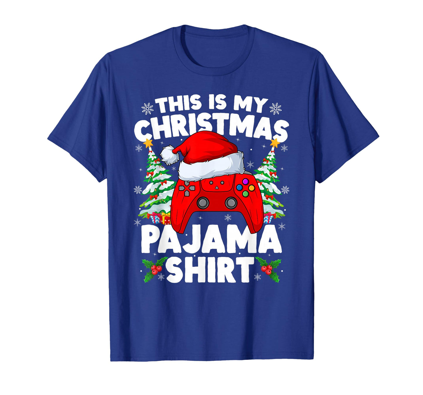 This is My Christmas Pajamas Video Game Gamer Boys Teens T-Shirt