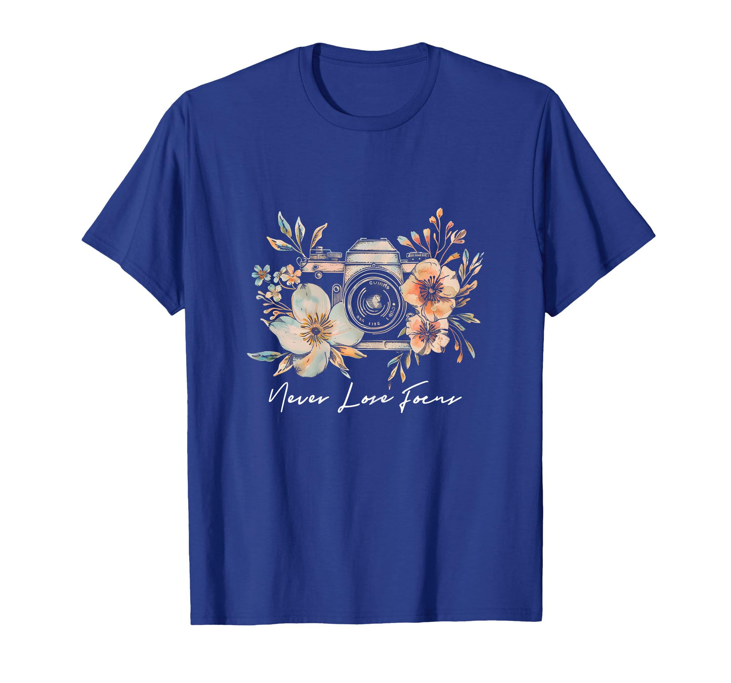 Photographer Never Lose Focus Camera Flowers Photography T-Shirt