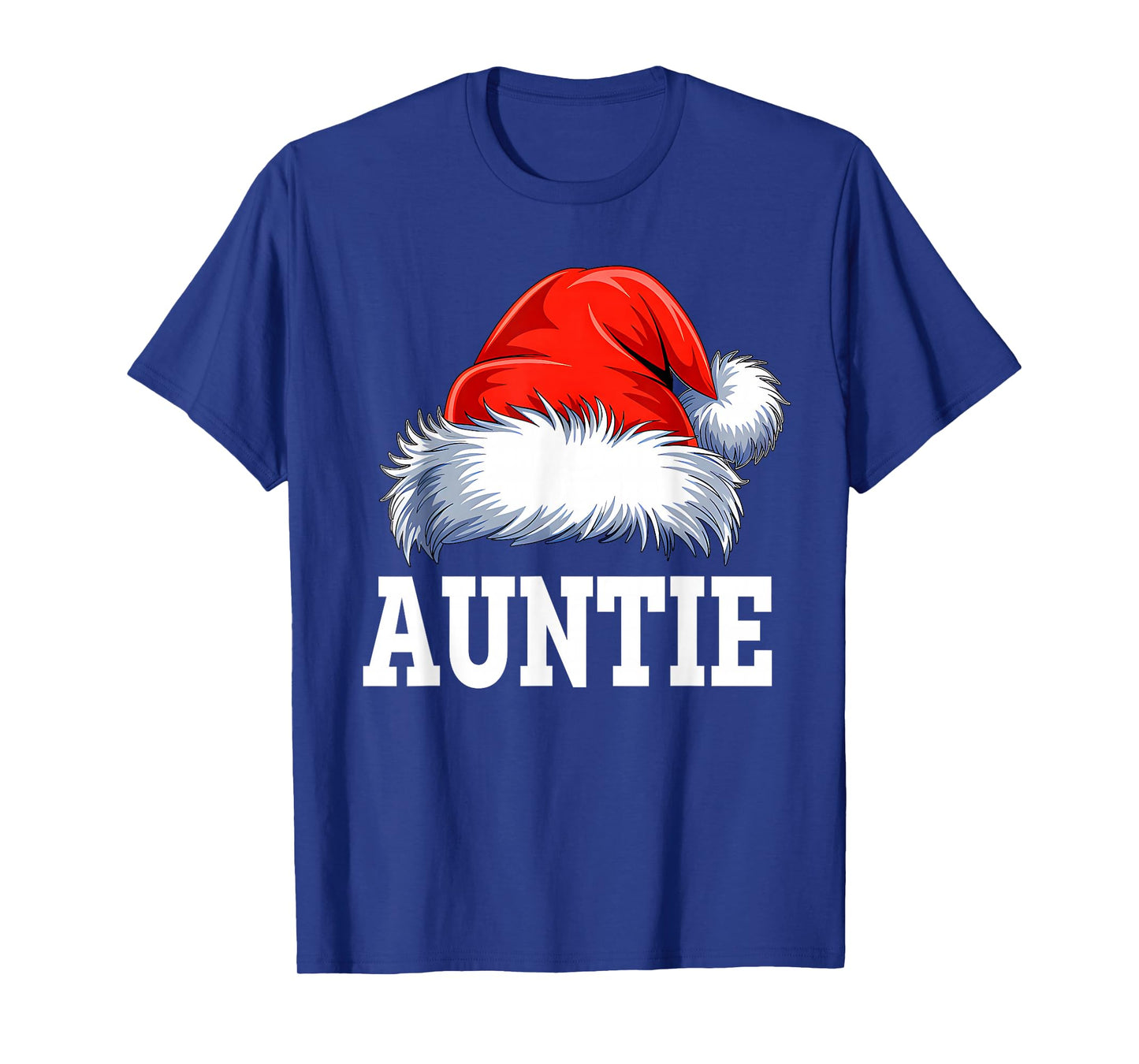 Auntie Santa Christmas Family Matching Pajamas Xmas Squad T-Shirt