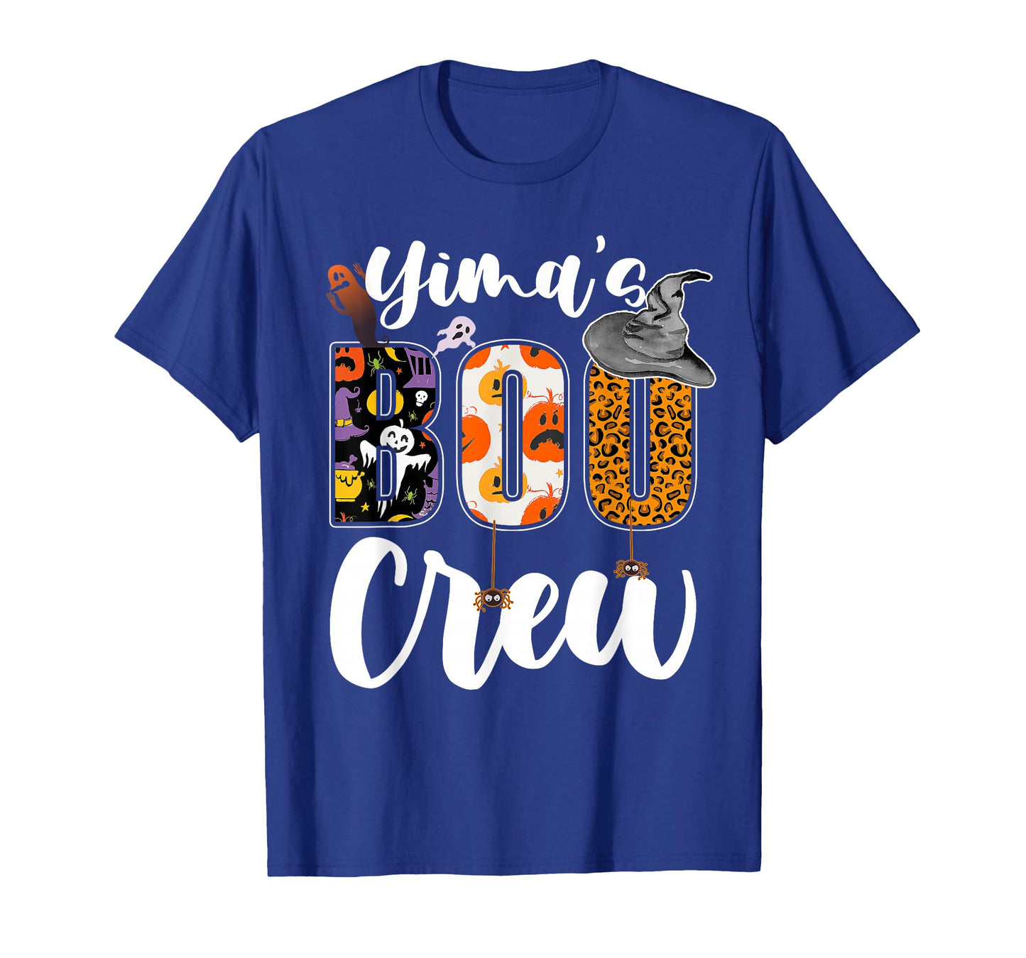Yima's Boo Crew Halloween Aunt Nephew Niece Matching T-Shirt