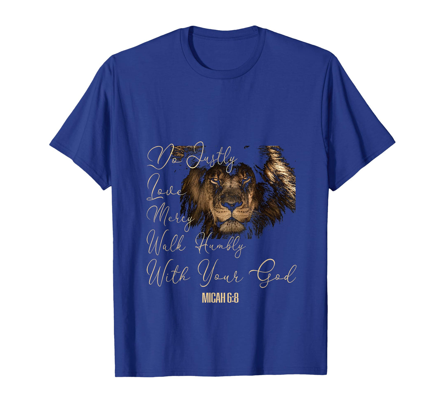Micah 6:8 T Bible Verse Do Justice Love Mercy Walk Humbly T T-Shirt