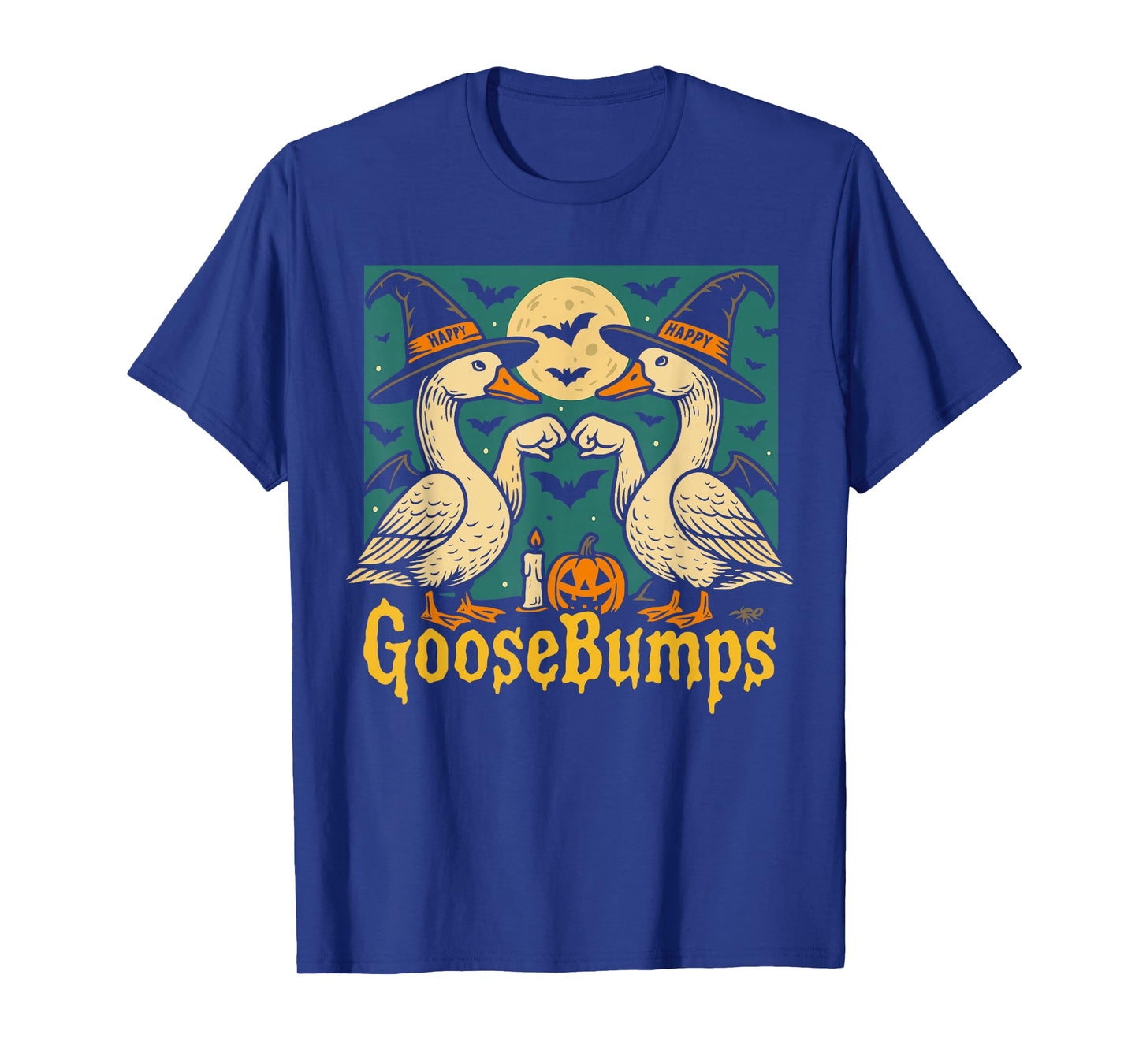 Cute Spooky Goose Shirt, Funny Halloween Goose Bumps T-Shirt