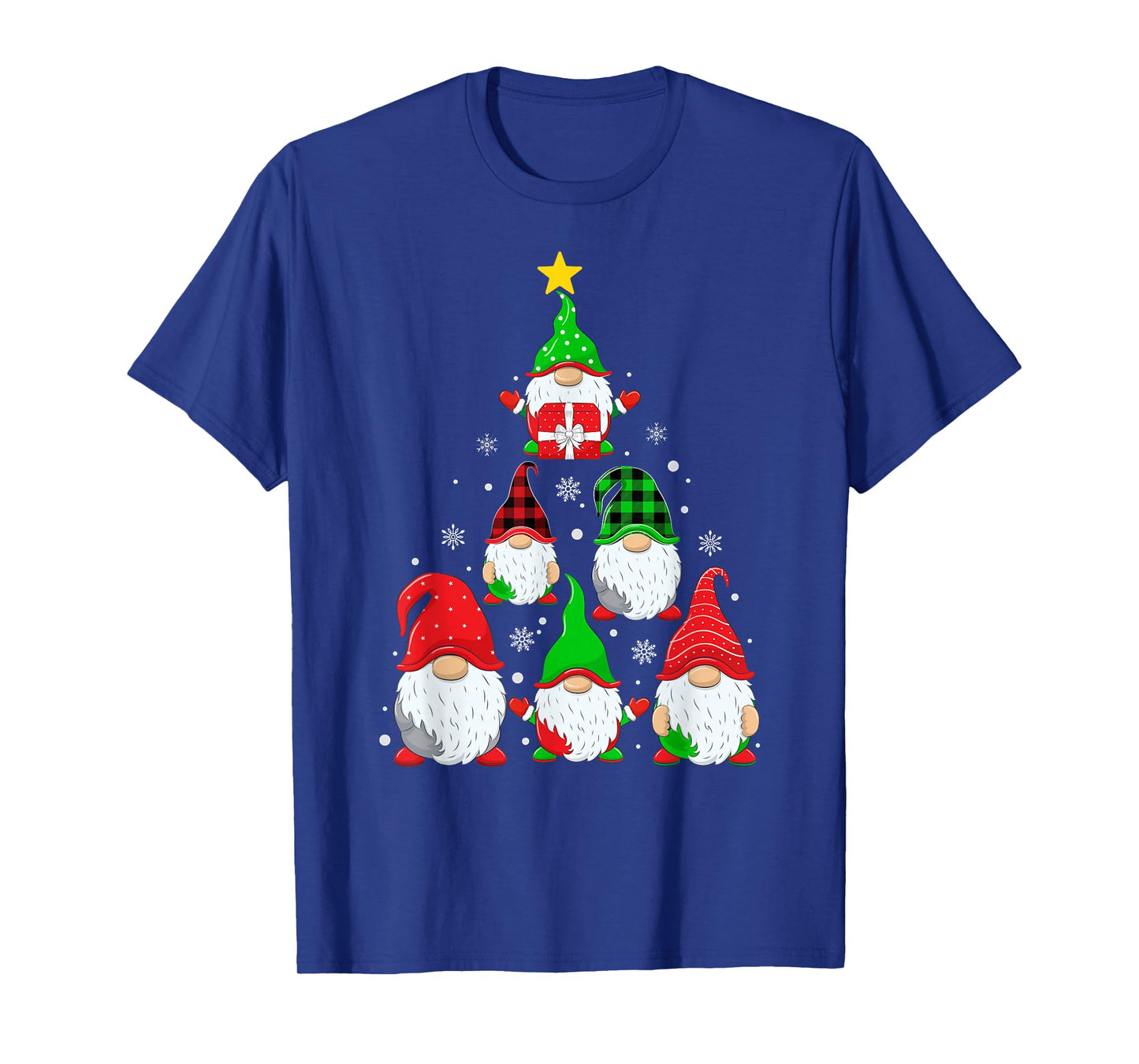 Gnomes Christmas Tree Pajamas Funny Gnome Holiday Xmas T-Shirt