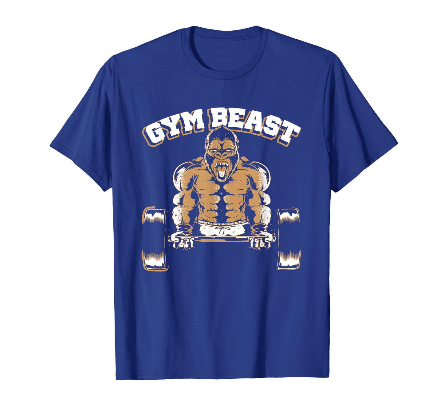 Gym Beast Gorilla Weightlifting Bodybuilding Workout T-Shirt