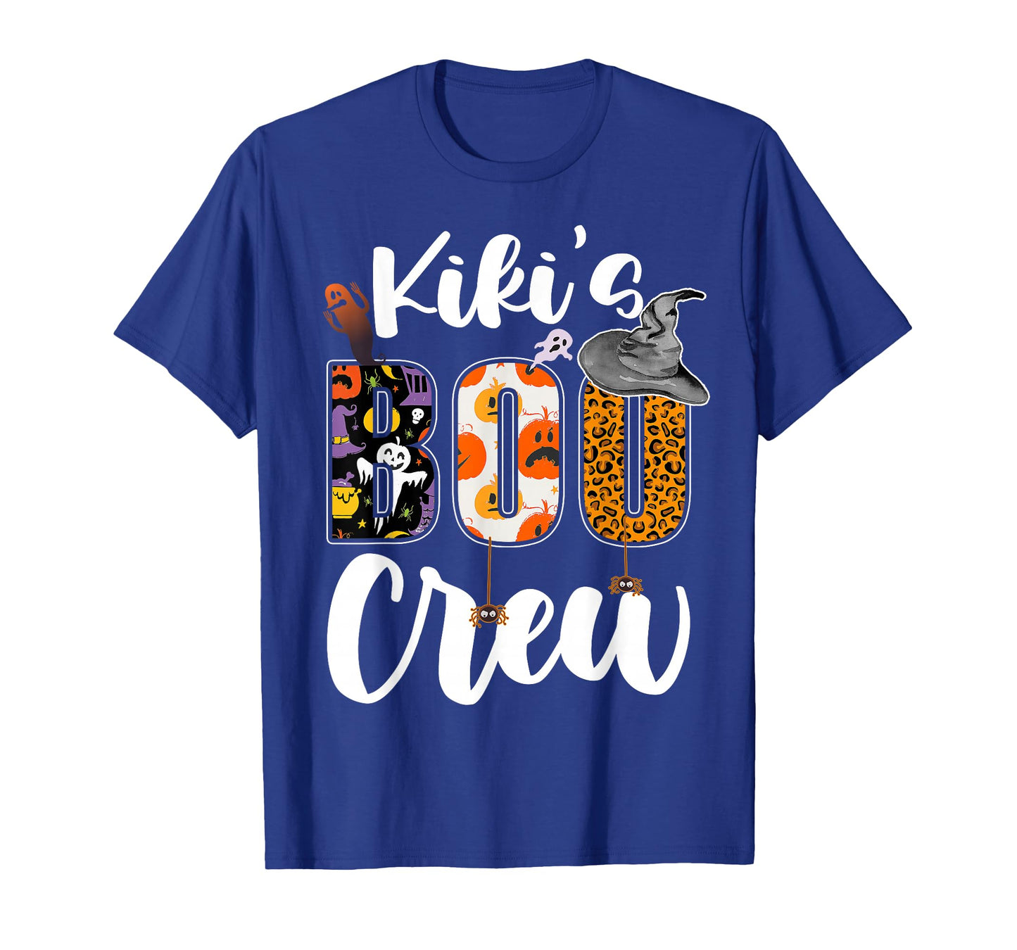 Kiki's Boo Crew Halloween Grandma Grandkids Matching T-Shirt