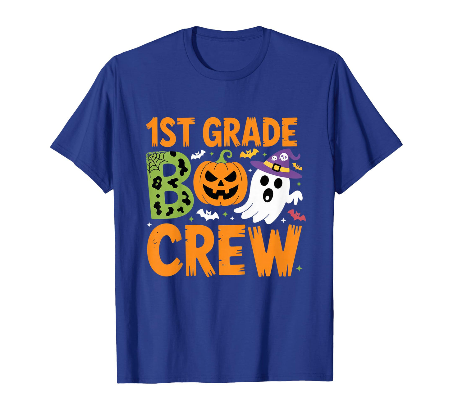 1st Grade Boo Crew Halloween Classroom Outfit Kids Teachers T-Shirt