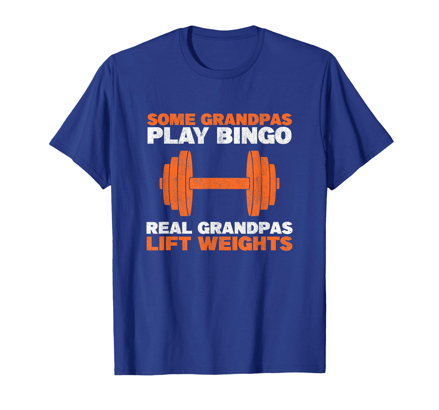 Grandpa Lift Weights Bodybuilding Grandfather Weightlifting T-Shirt