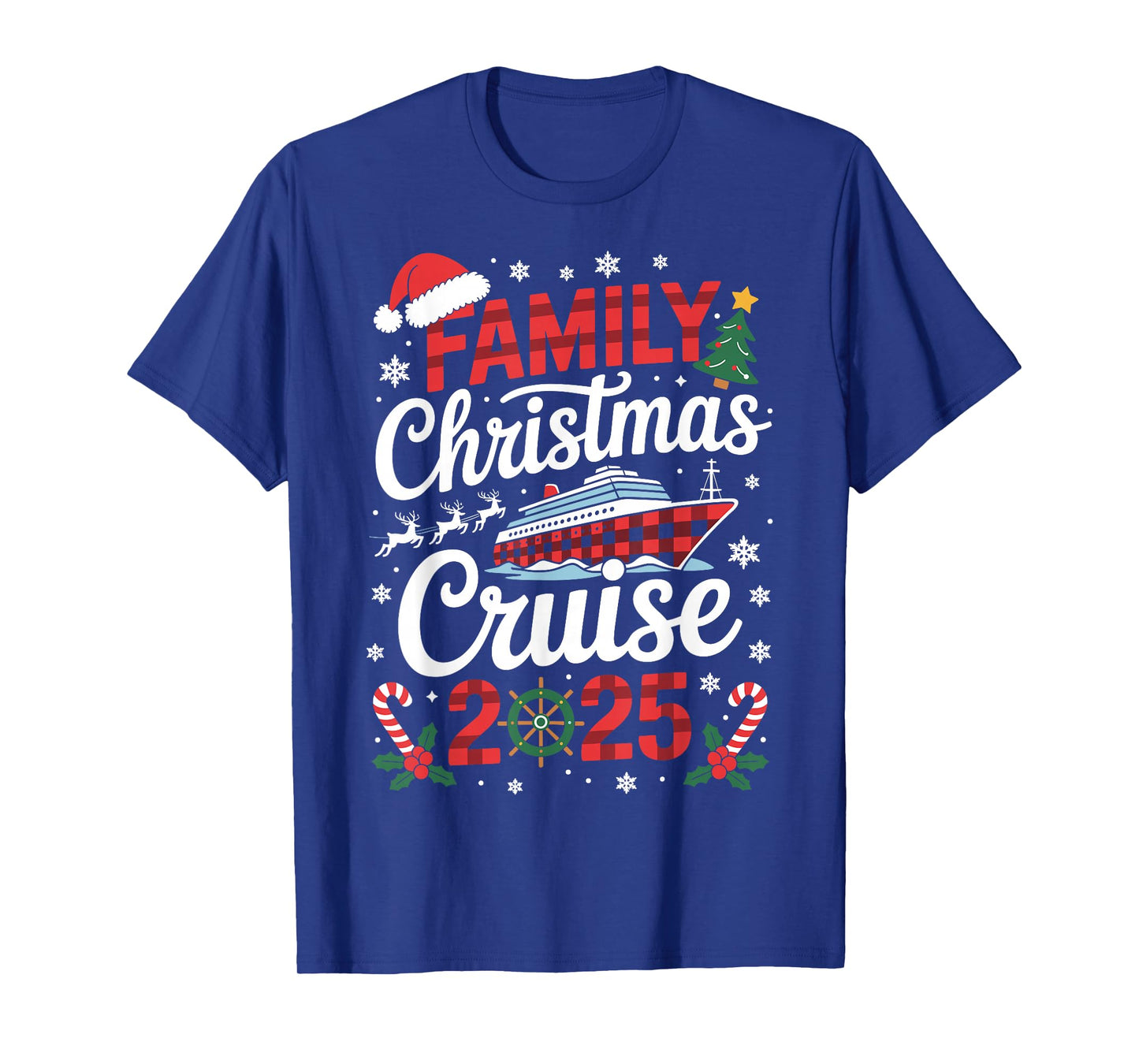 Family Christmas Cruise 2025 Holiday Vacations for Men Women T-Shirt