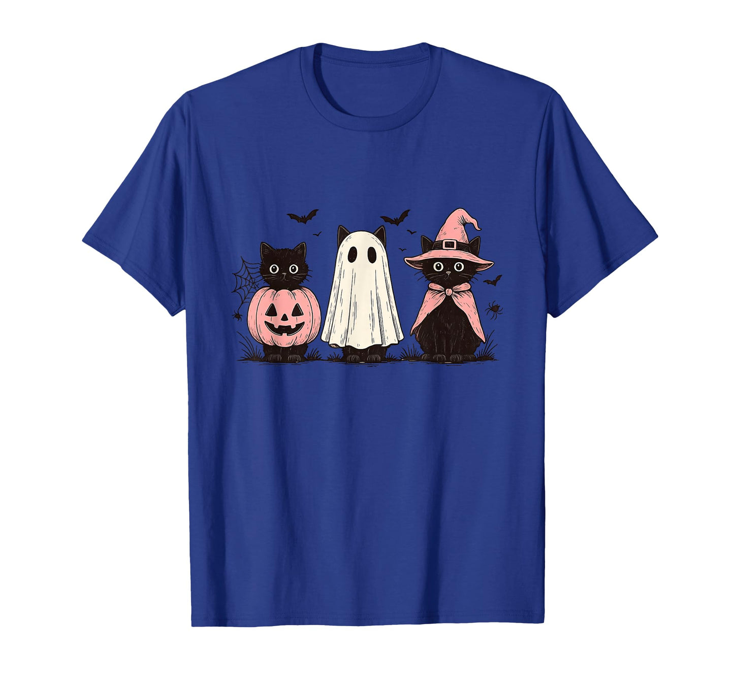 Boo Ghost Black Cat Halloween Cat Spooky Kitty Cat Lover T-Shirt